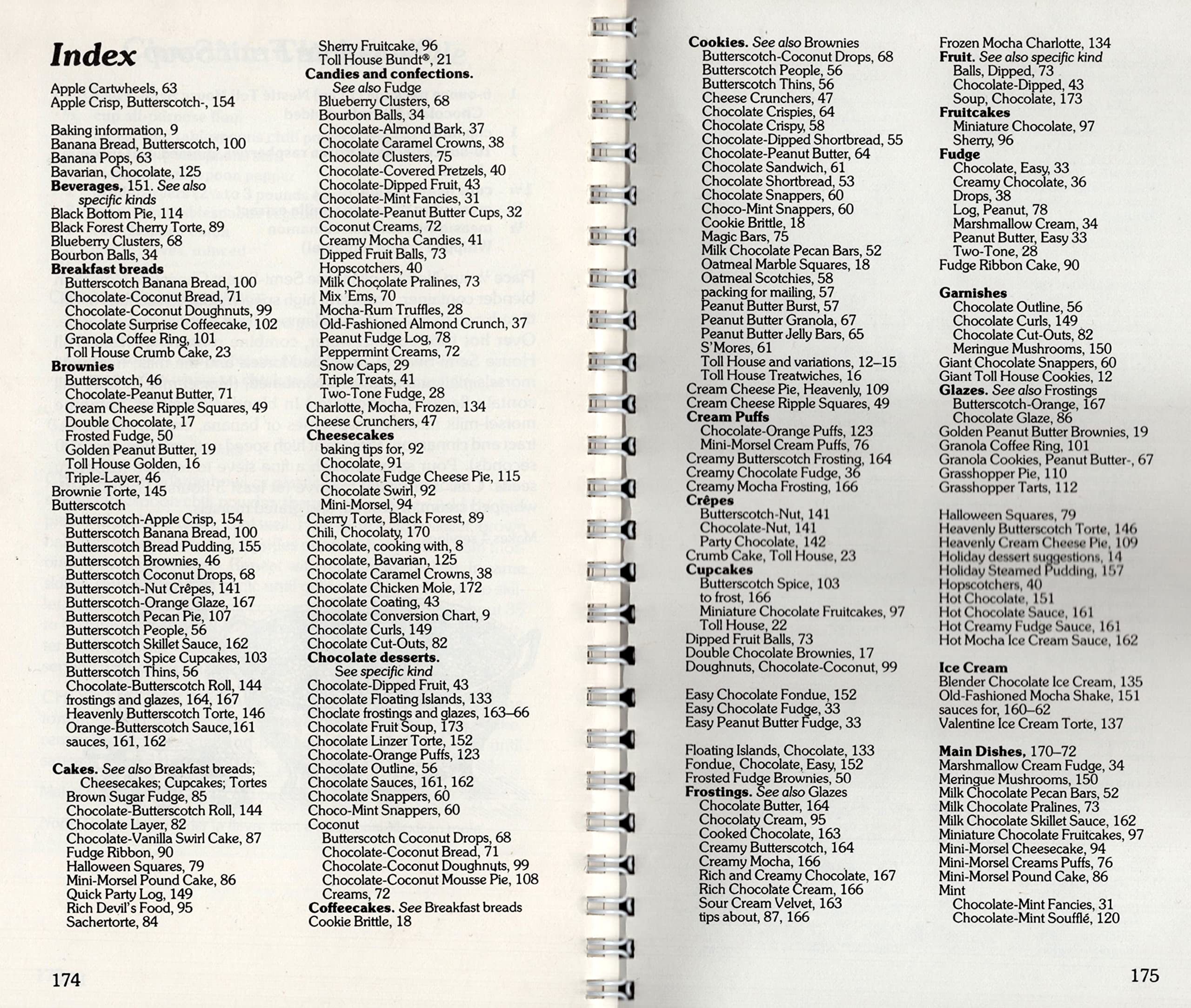 Toll House Heritage Cookbook (A Collection Of Favorite Dessert Recipes)