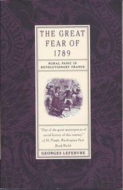 Great Fear of 1789 used book depot