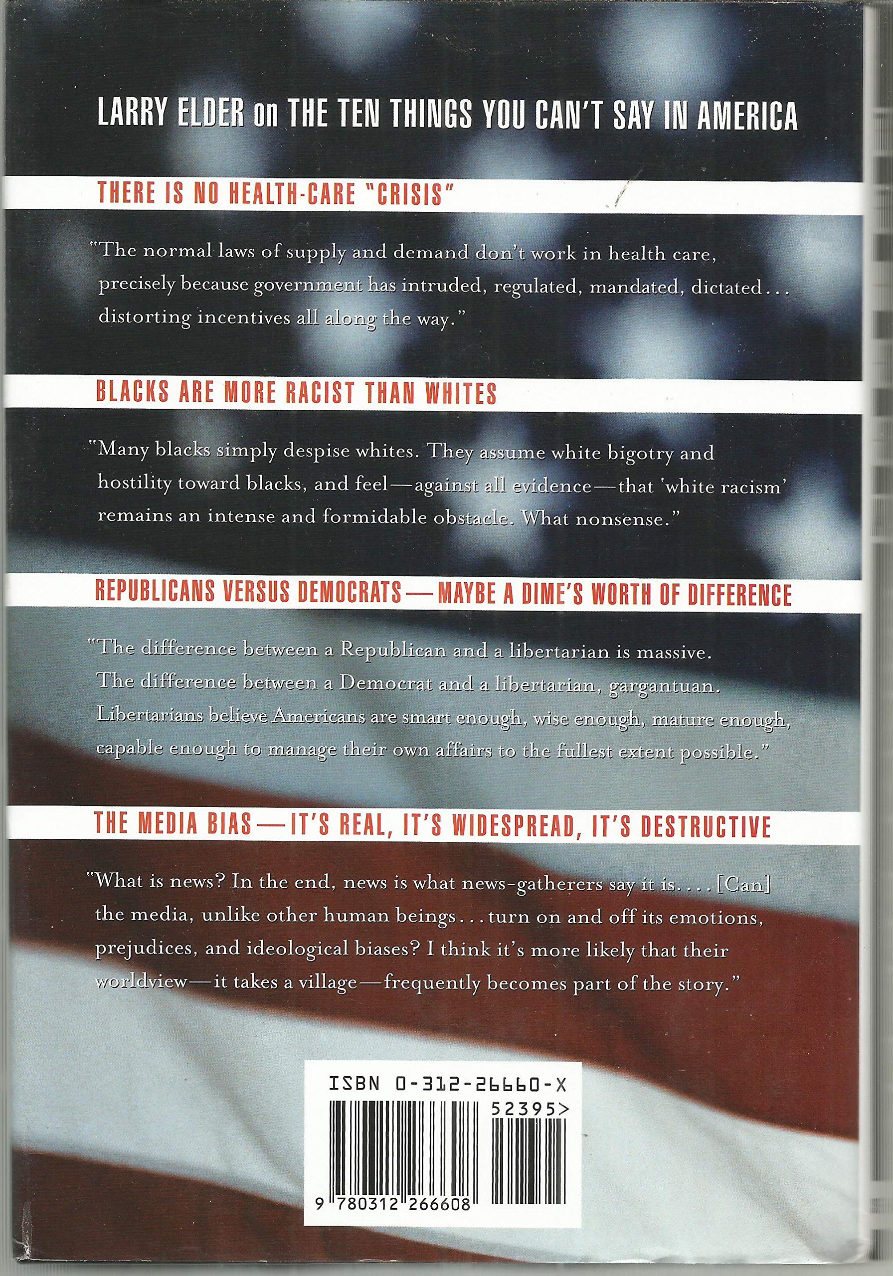 The Ten Things You Can't Say in America used book depot
