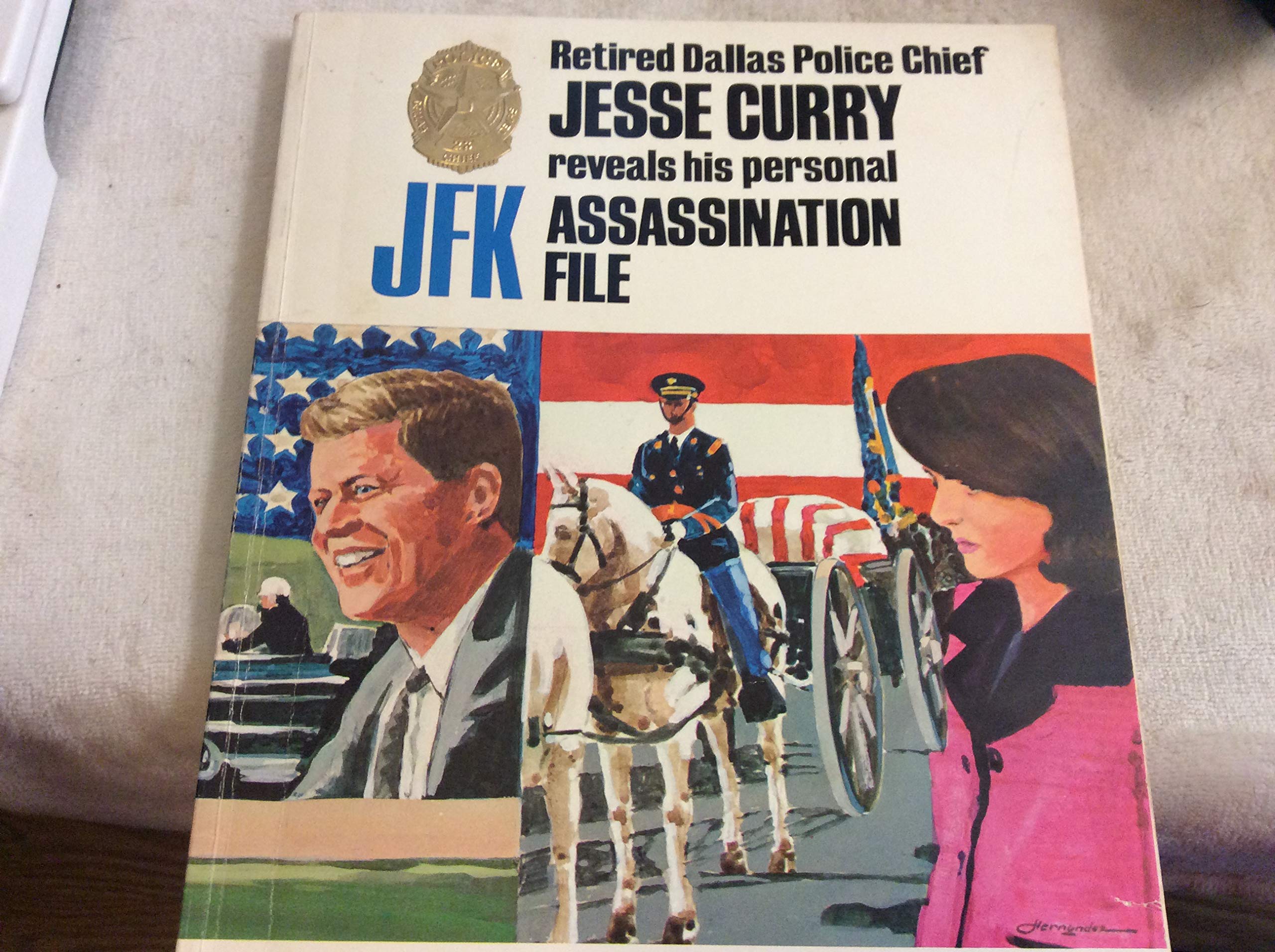 Retired Dallas police chief, Jesse Curry reveals his personal JFK assassination file used book depot