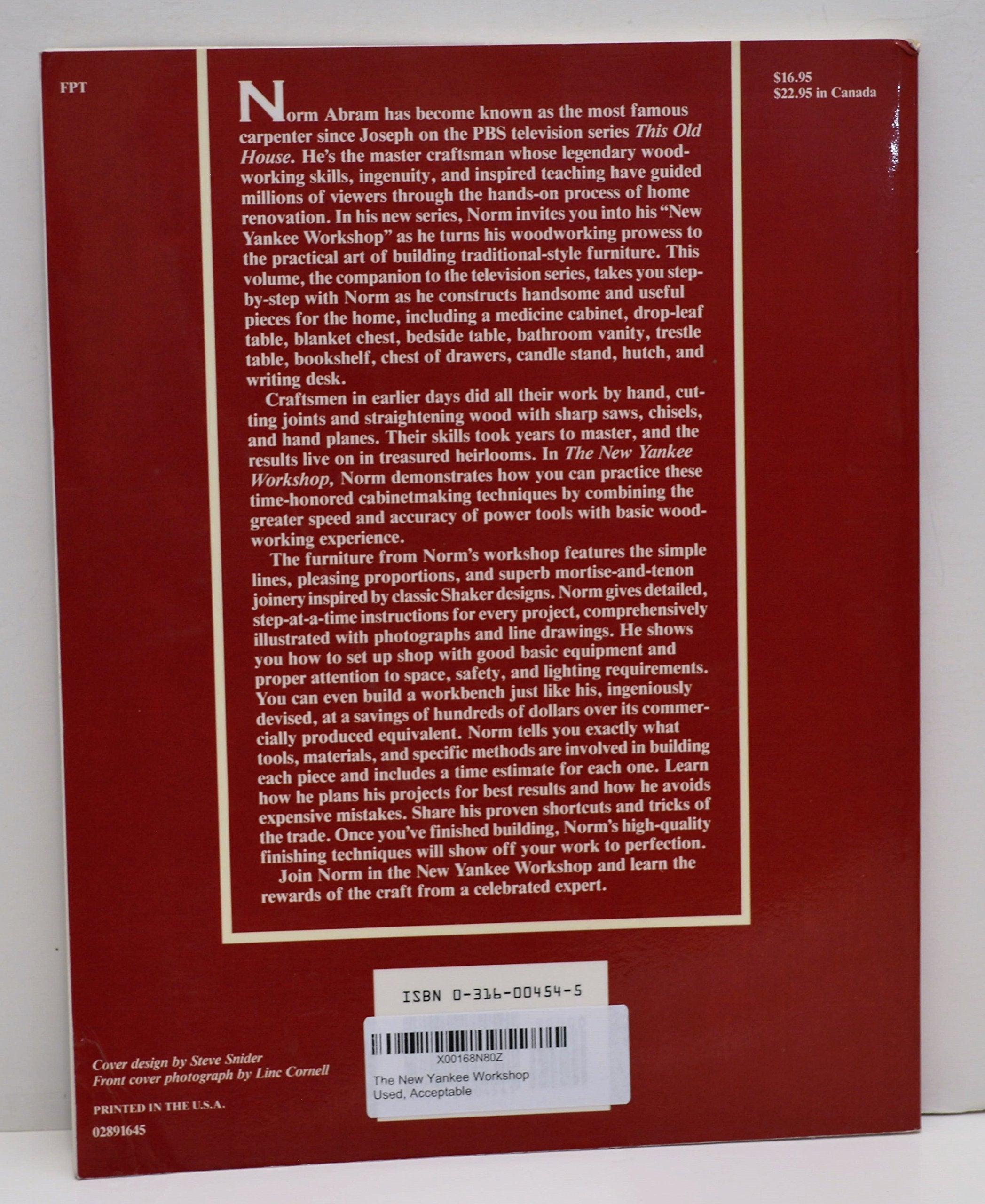 The New Yankee Workshop used book depot