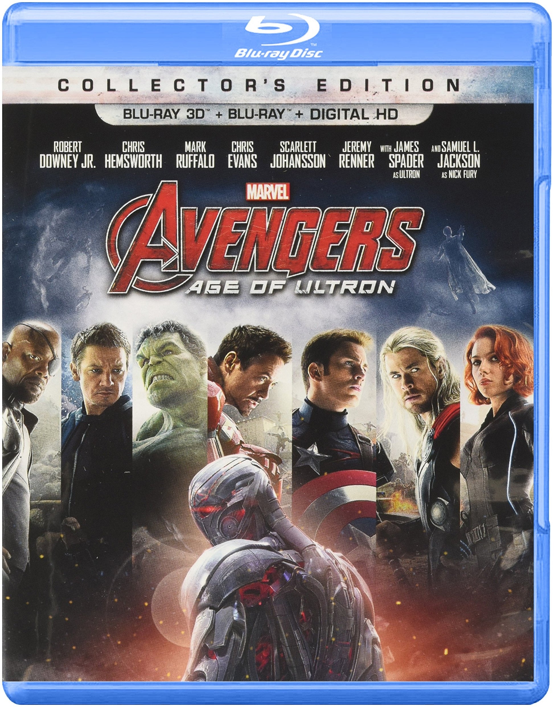 Marvel's Avengers: Age of Ultron (Collector's Edition) (Blu-ray 3D + Blu-ray + Digital HD) [3D Blu-ray] used book depot
