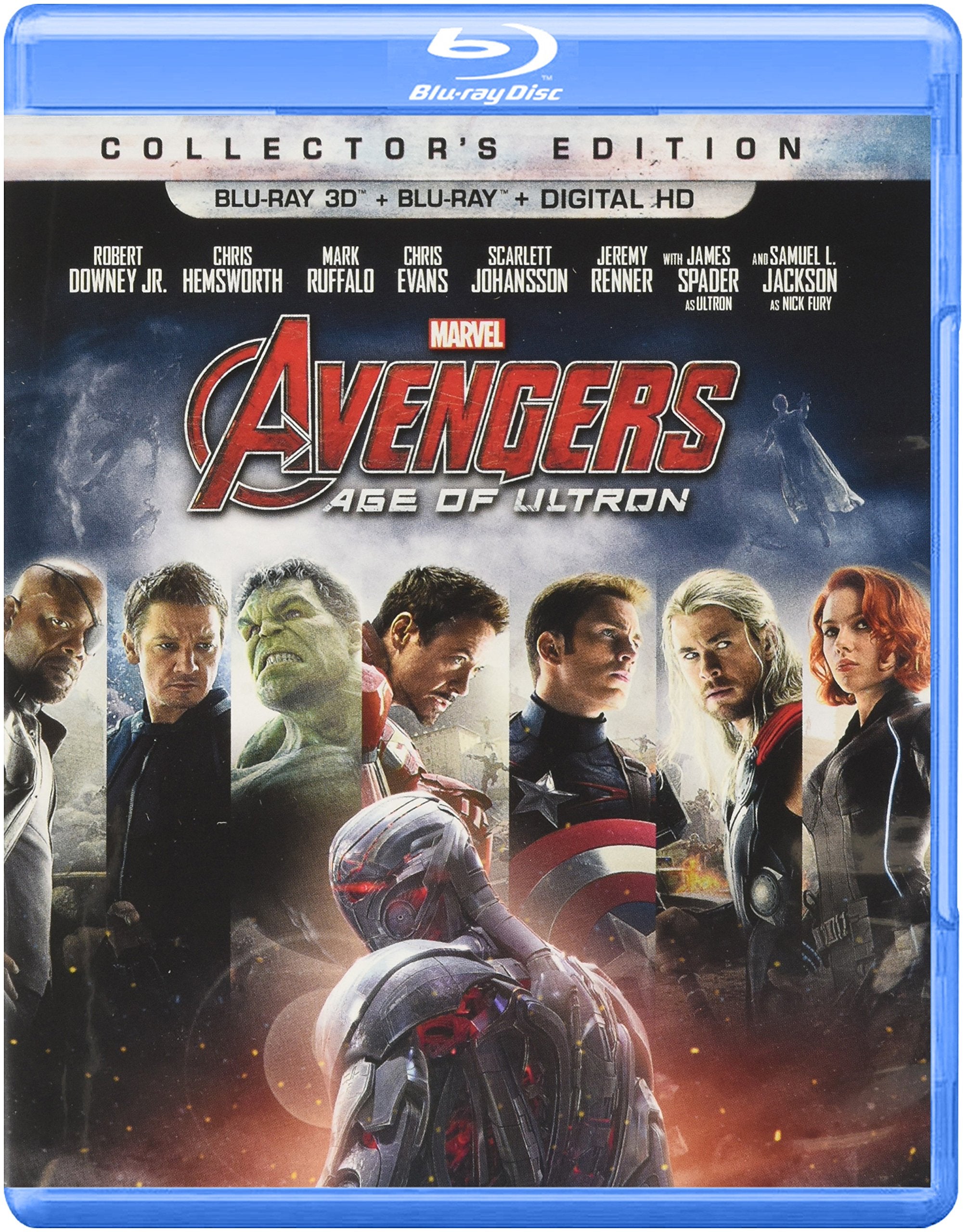 Marvel's Avengers: Age of Ultron (Collector's Edition) (Blu-ray 3D + Blu-ray + Digital HD) [3D Blu-ray] used book depot
