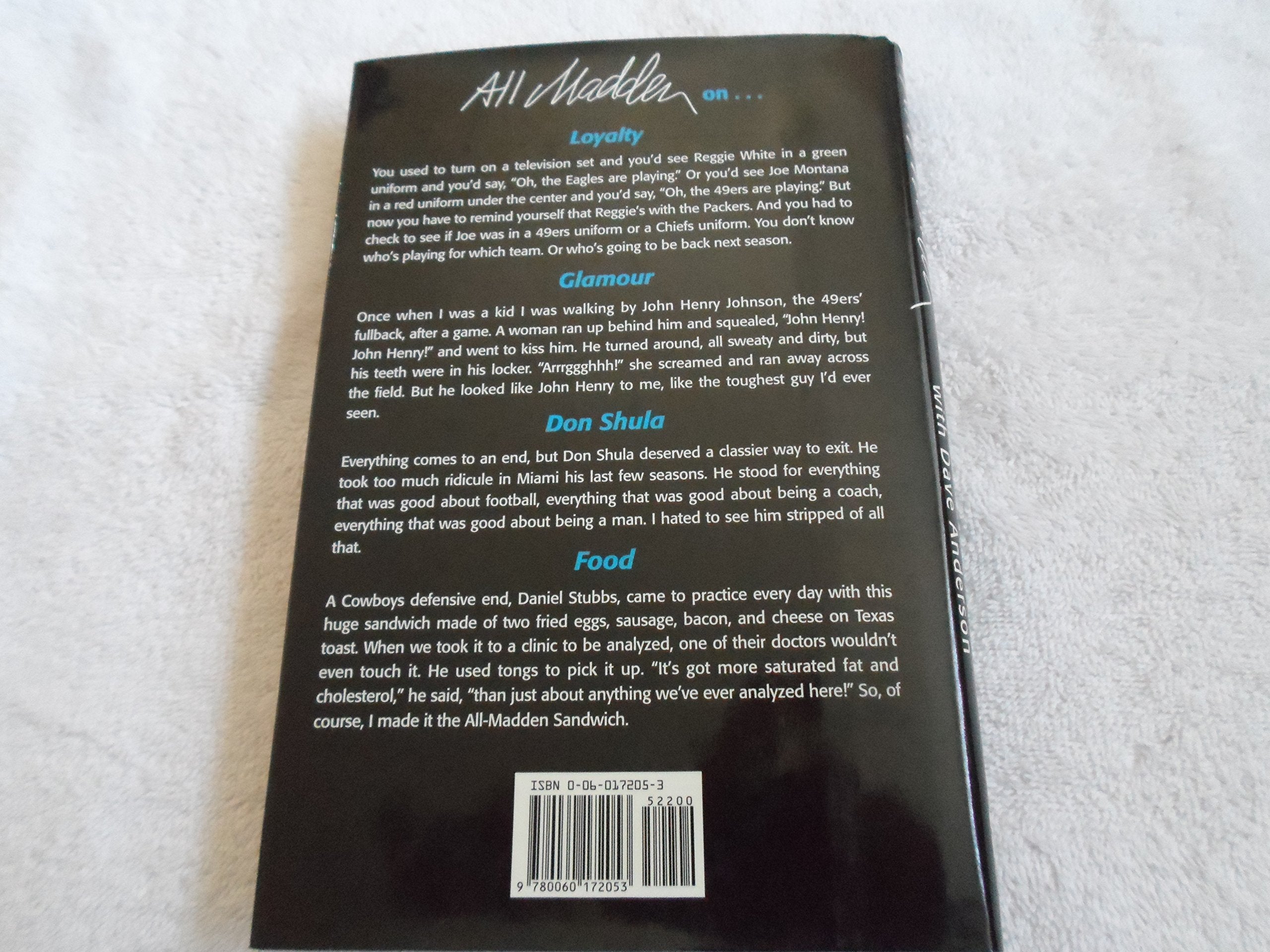 All Madden: Hey, I'm Talking Pro Football! used book depot