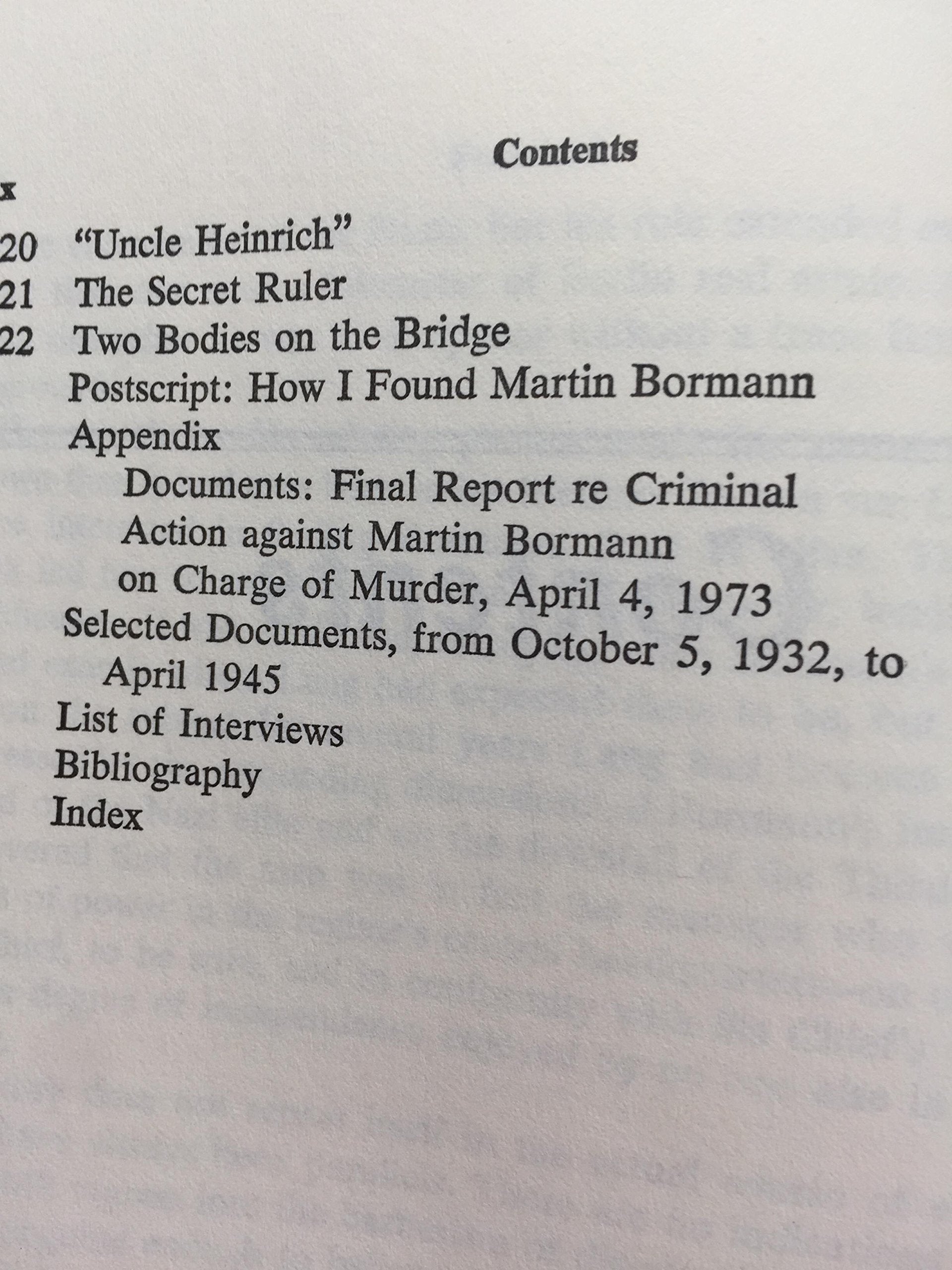 The Secretary: Martin Bormann, the Man Who Manipulated Hitler (English and German Edition) used book depot