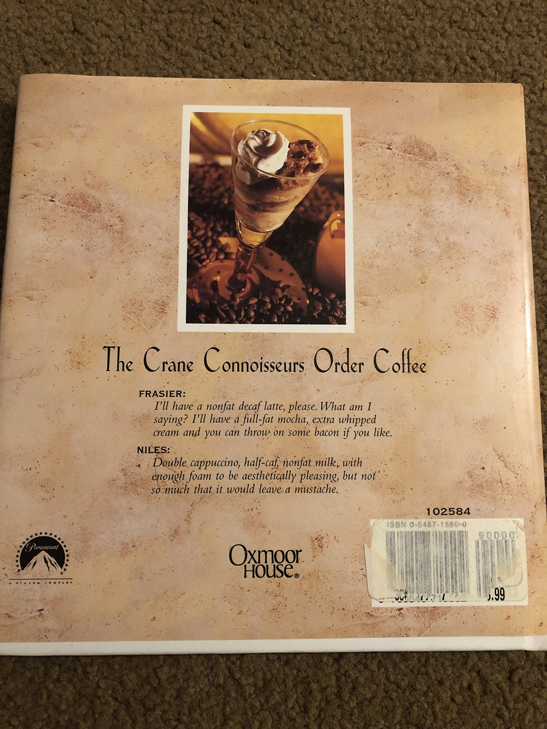 Cafe' Nervosa: The Connoisseur's Cookbook used book depot