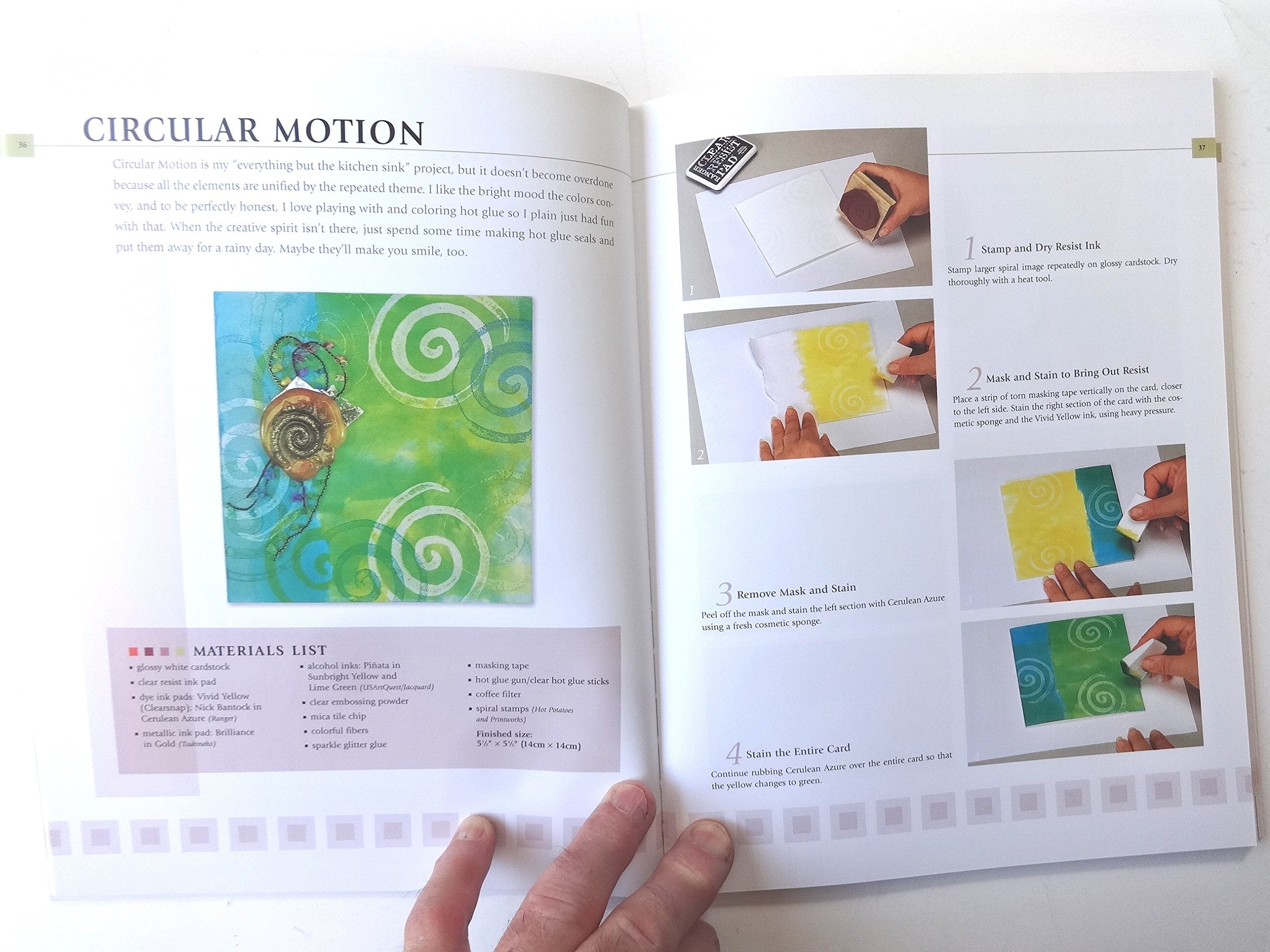 Texture Effects for Rubber Stamping used book depot