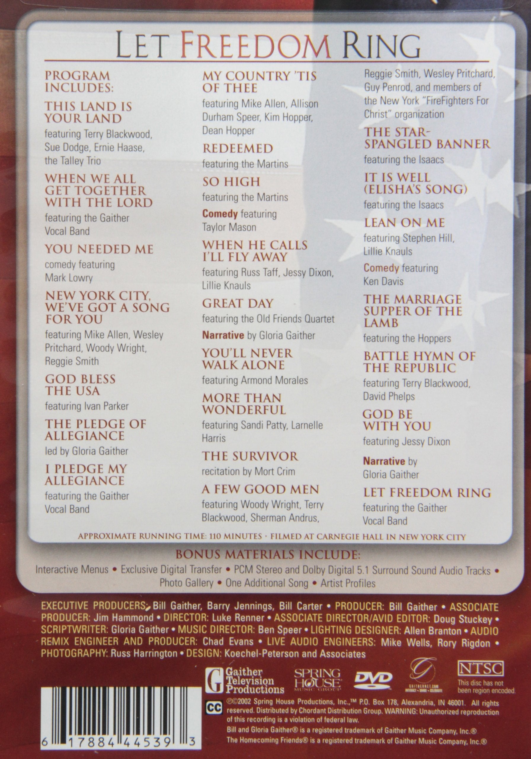 Let Freedom Ring: Live From Carnegie Hall used book depot