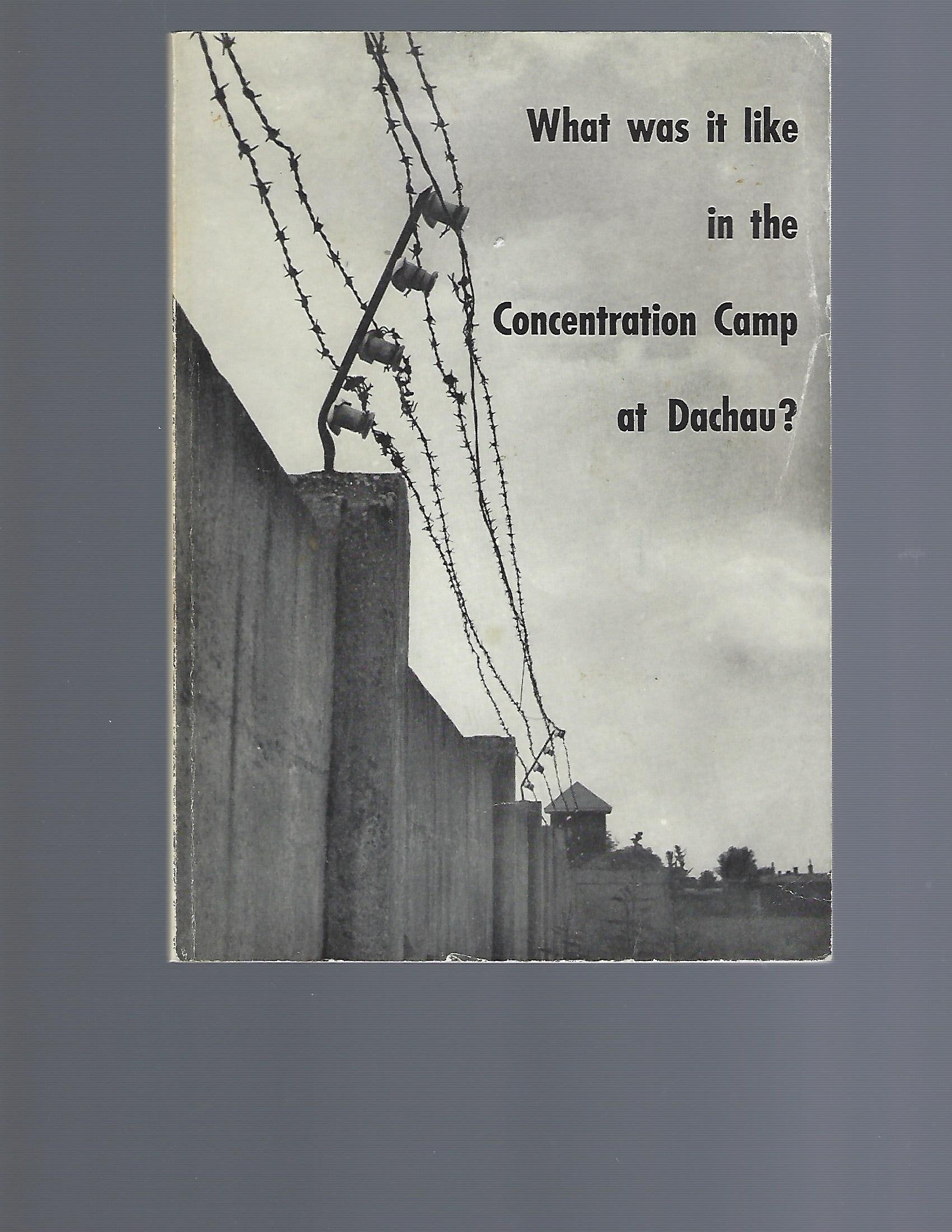 What Was It Like in the Concentration Camp At Dachau?: An Attempt to Come Closer to the Truth used book depot