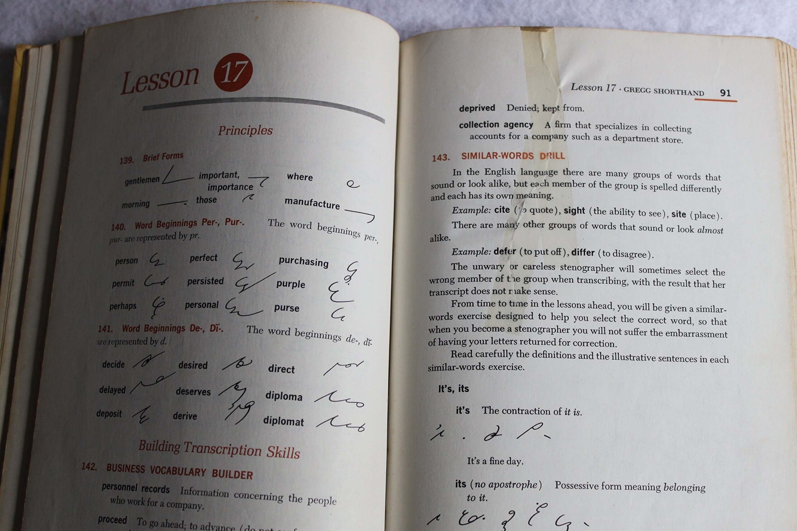 Gregg Shorthand used book depot