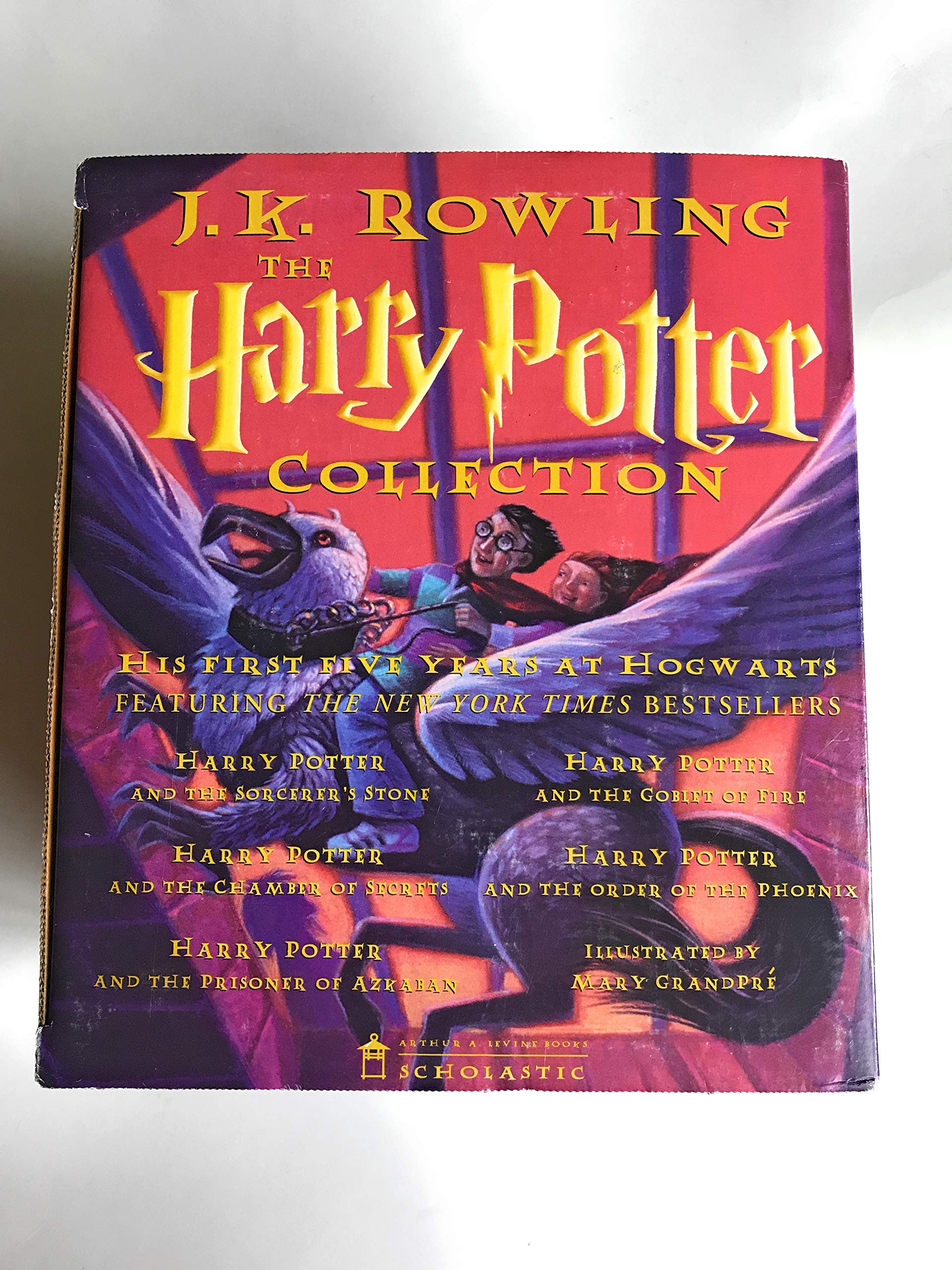 Harry Potter Hardcover Box Set (Books 1-5) used book depot