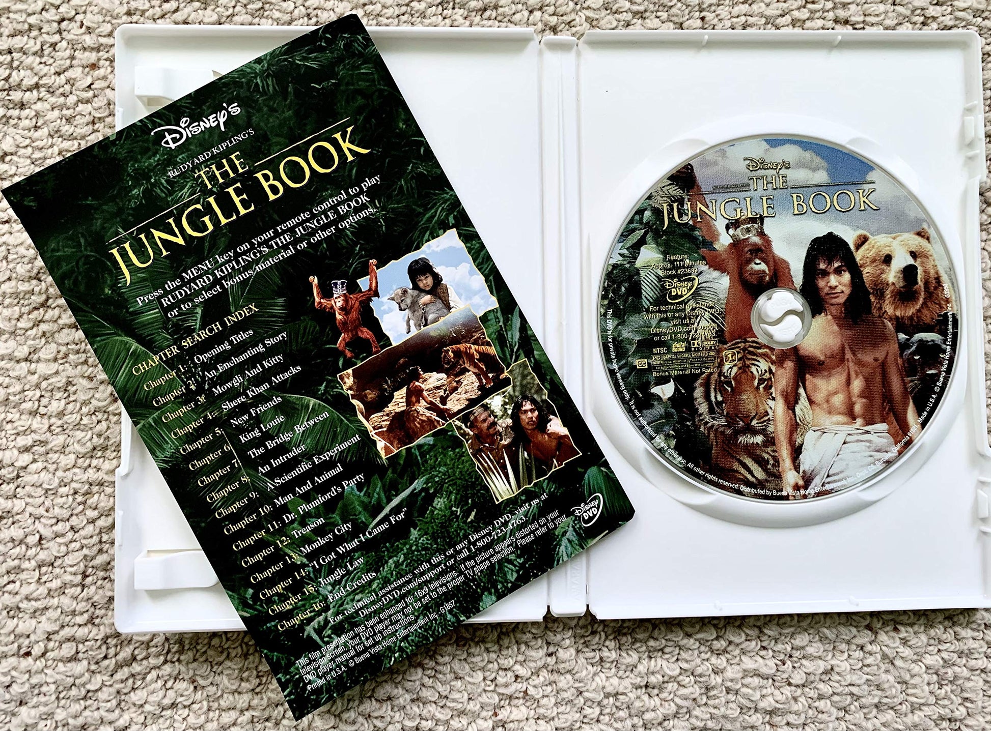 Rudyard Kipling's The Jungle Book [DVD] used book depot
