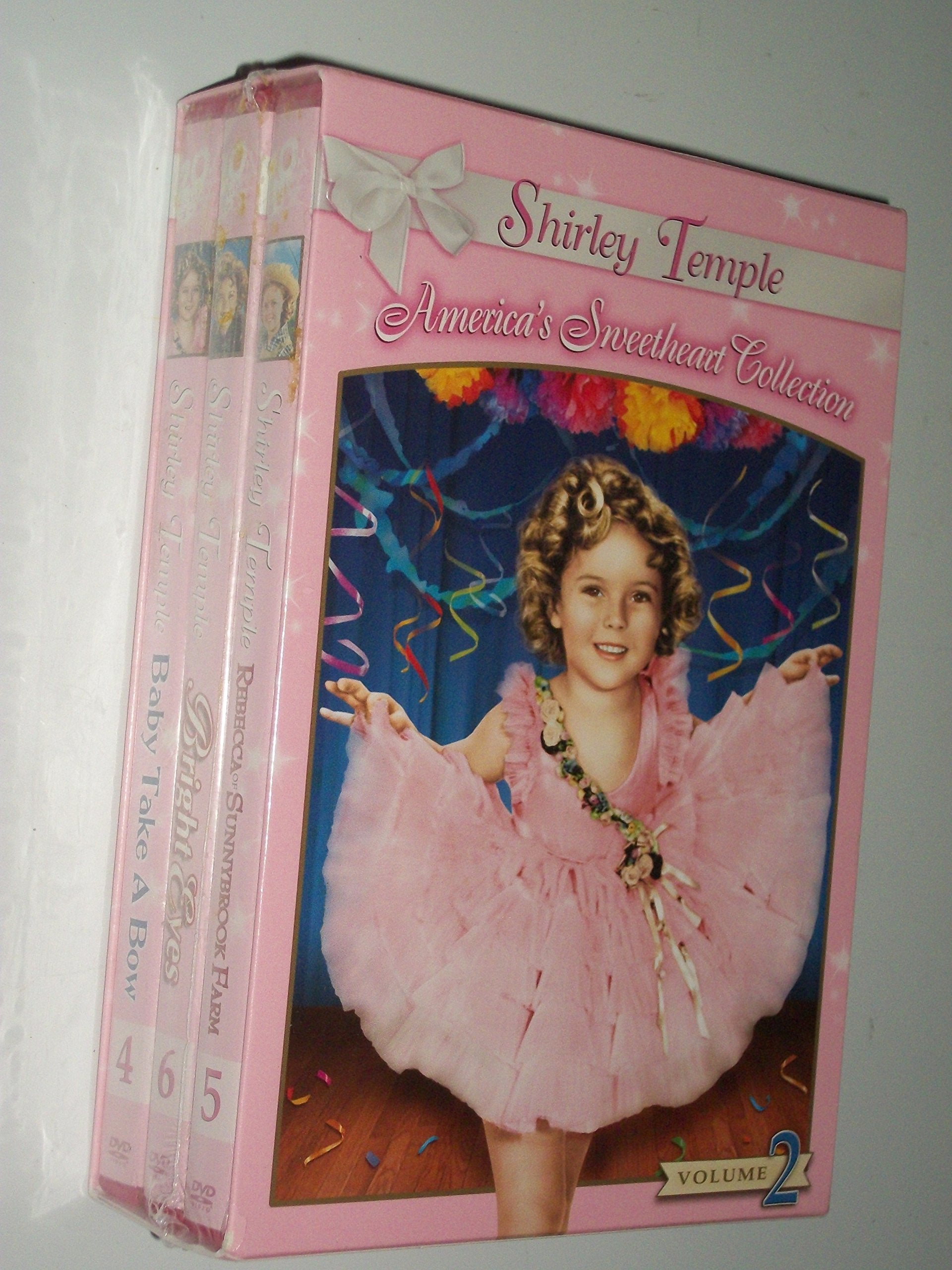 Shirley Temple: America's Sweetheart Collection, Vol. 2, Baby Take a Bow / Rebecca of Sunnybrook Farm / Bright Eyes used book depot