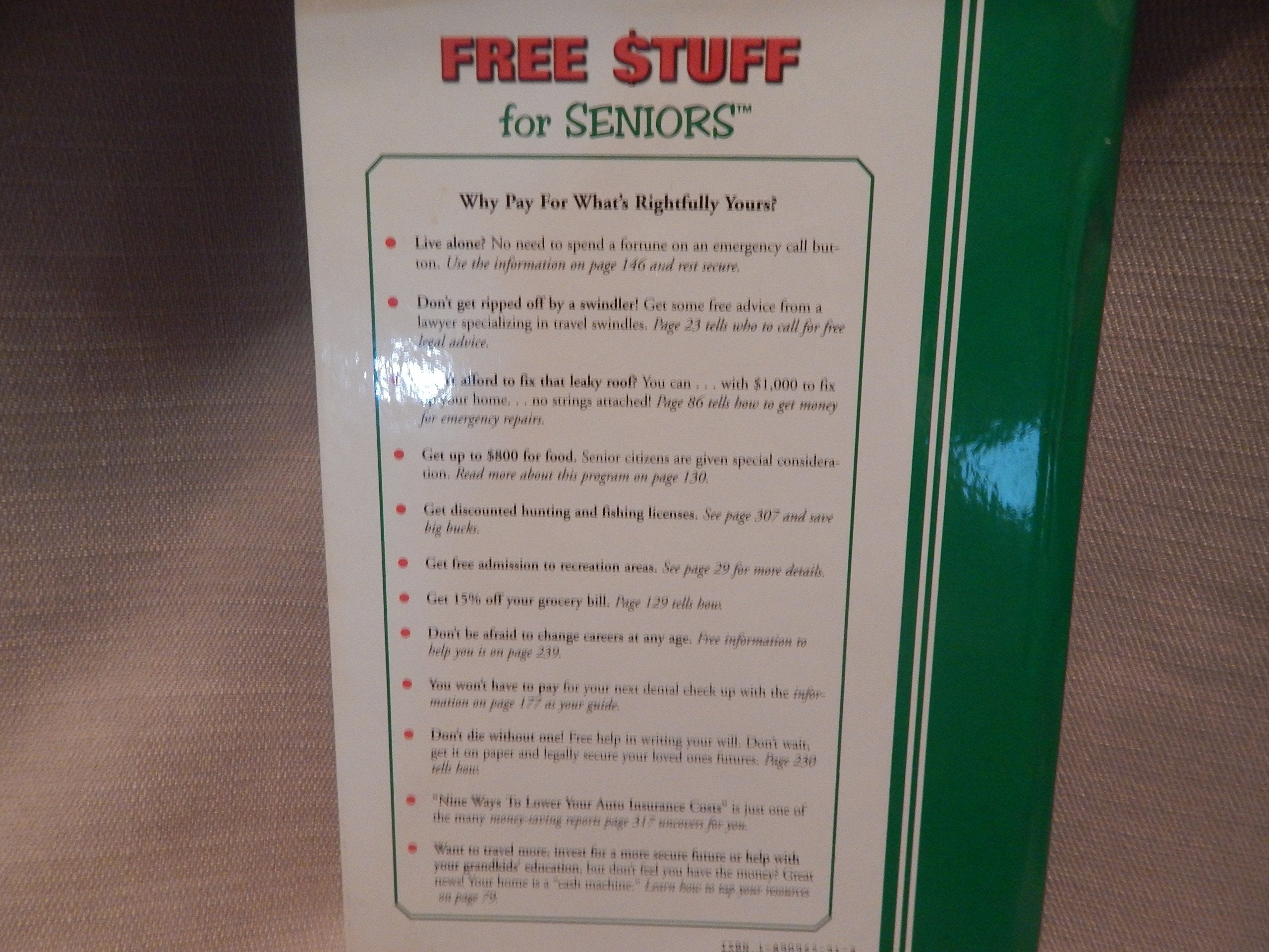 Free Stuff For Seniors used book depot
