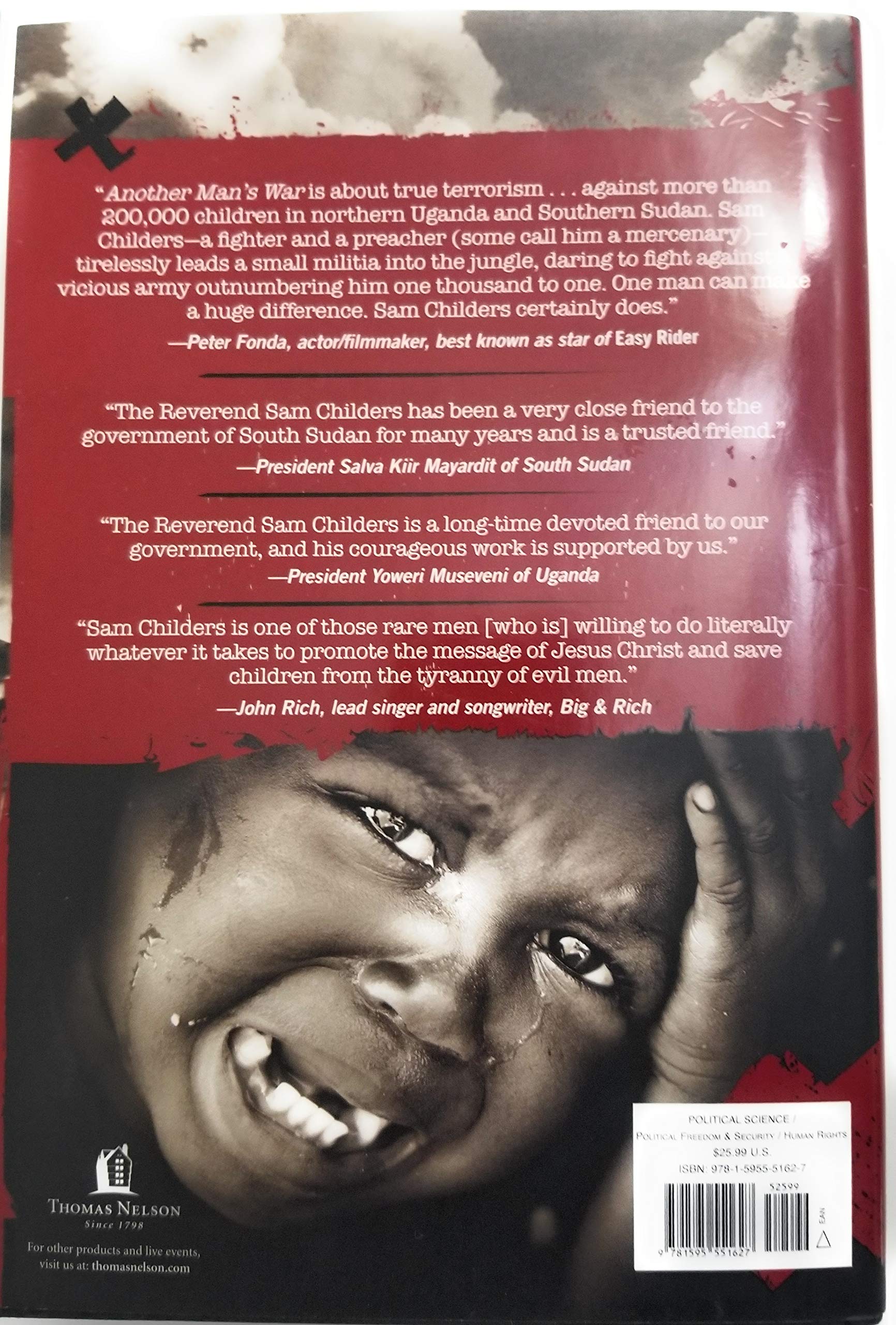 Another Man's War: The True Story of One Man's Battle to Save Children in the Sudan used book depot