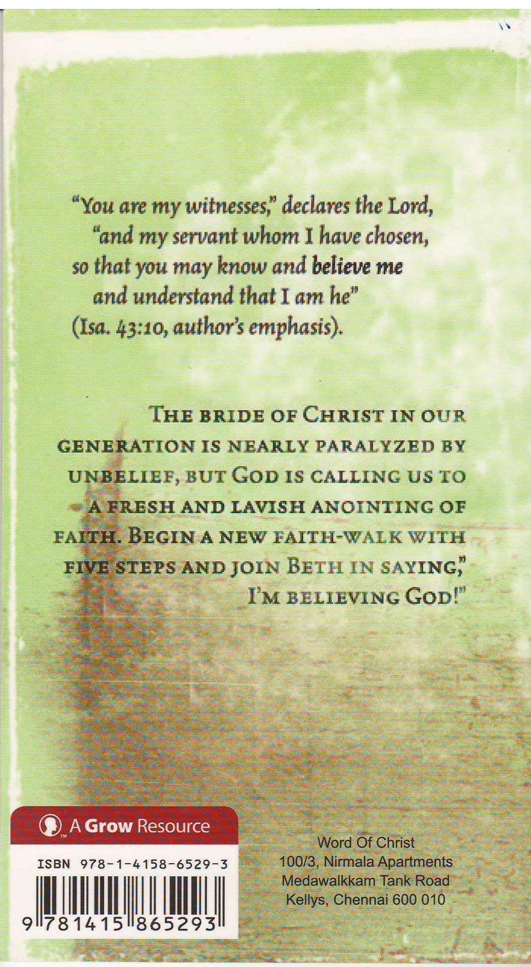 Experience a Fresh Explosion of Faith: A Taste of Believing God used book depot