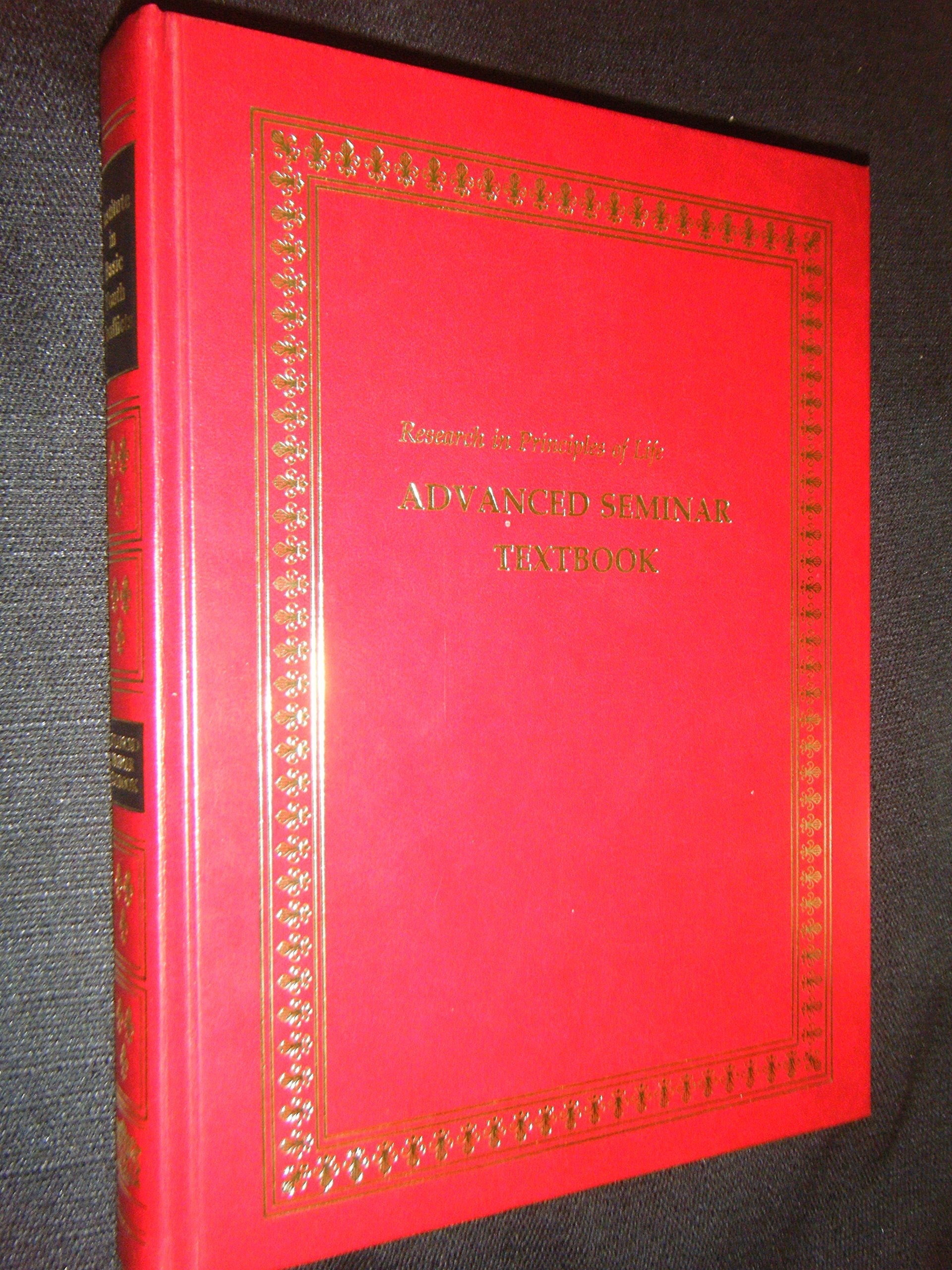 Research in Principles of Life: Advanced Seminar Textbook used book depot