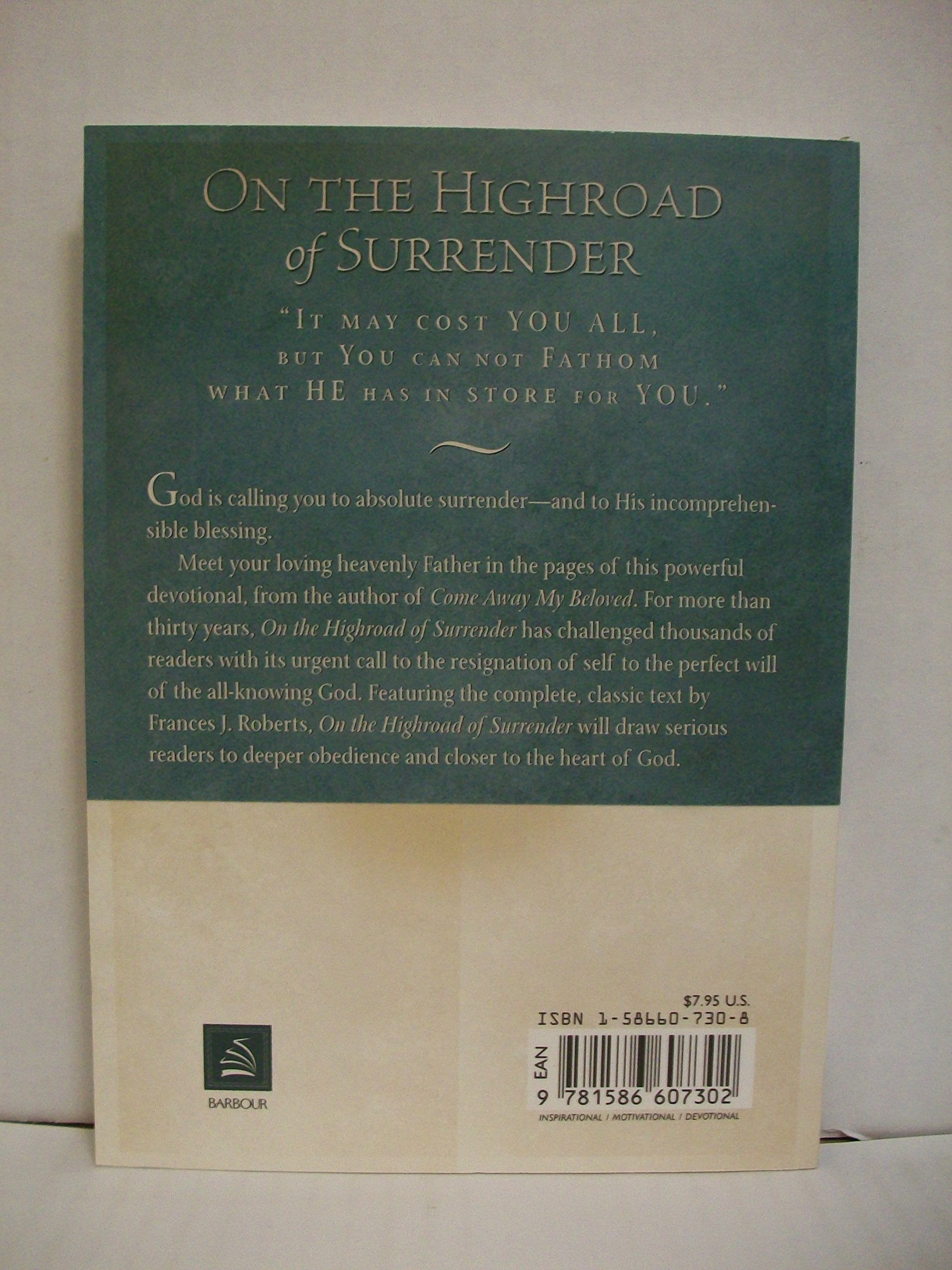 On the Highroad of Surrender used book depot
