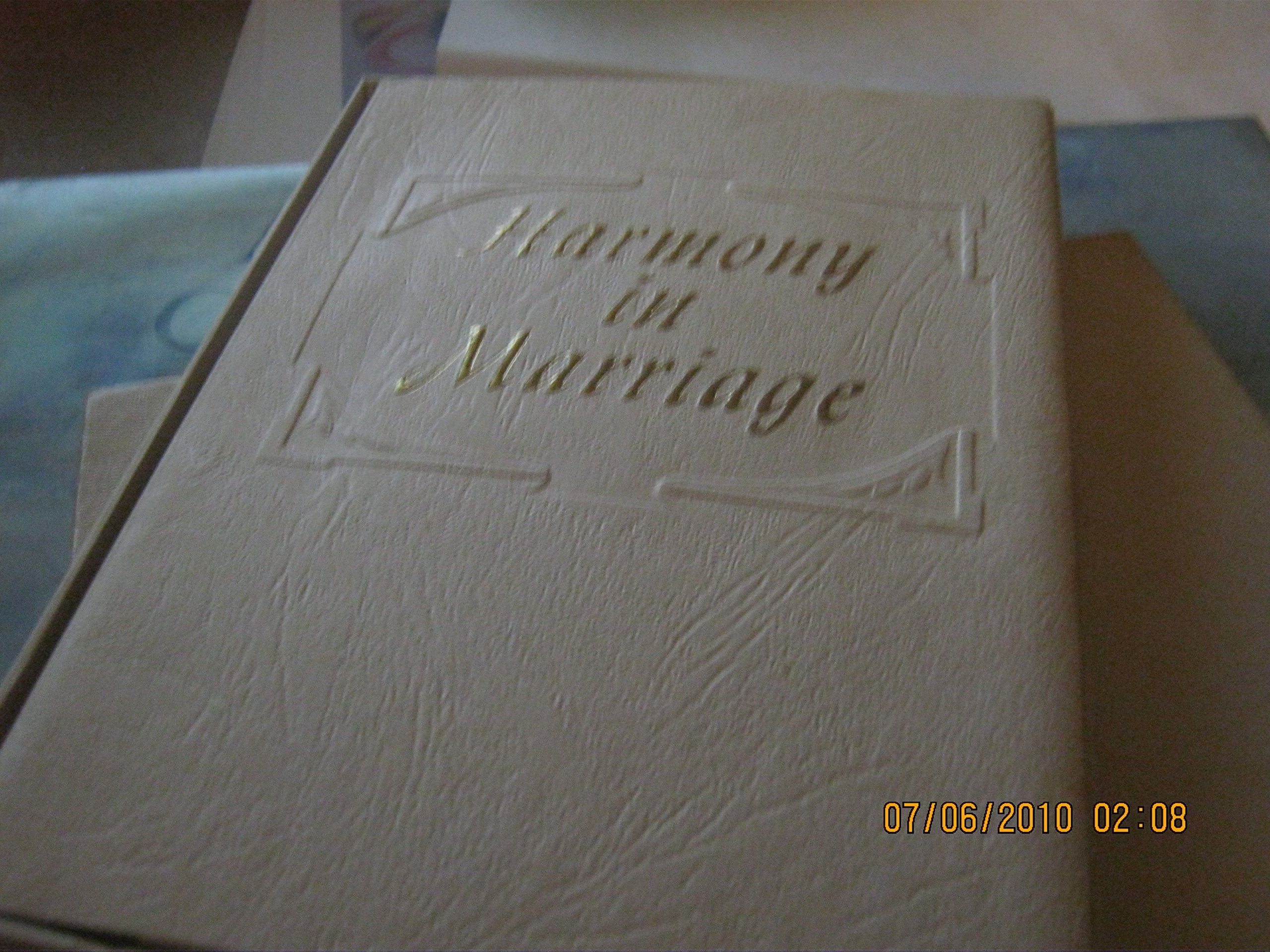 Harmony in Marriage used book depot