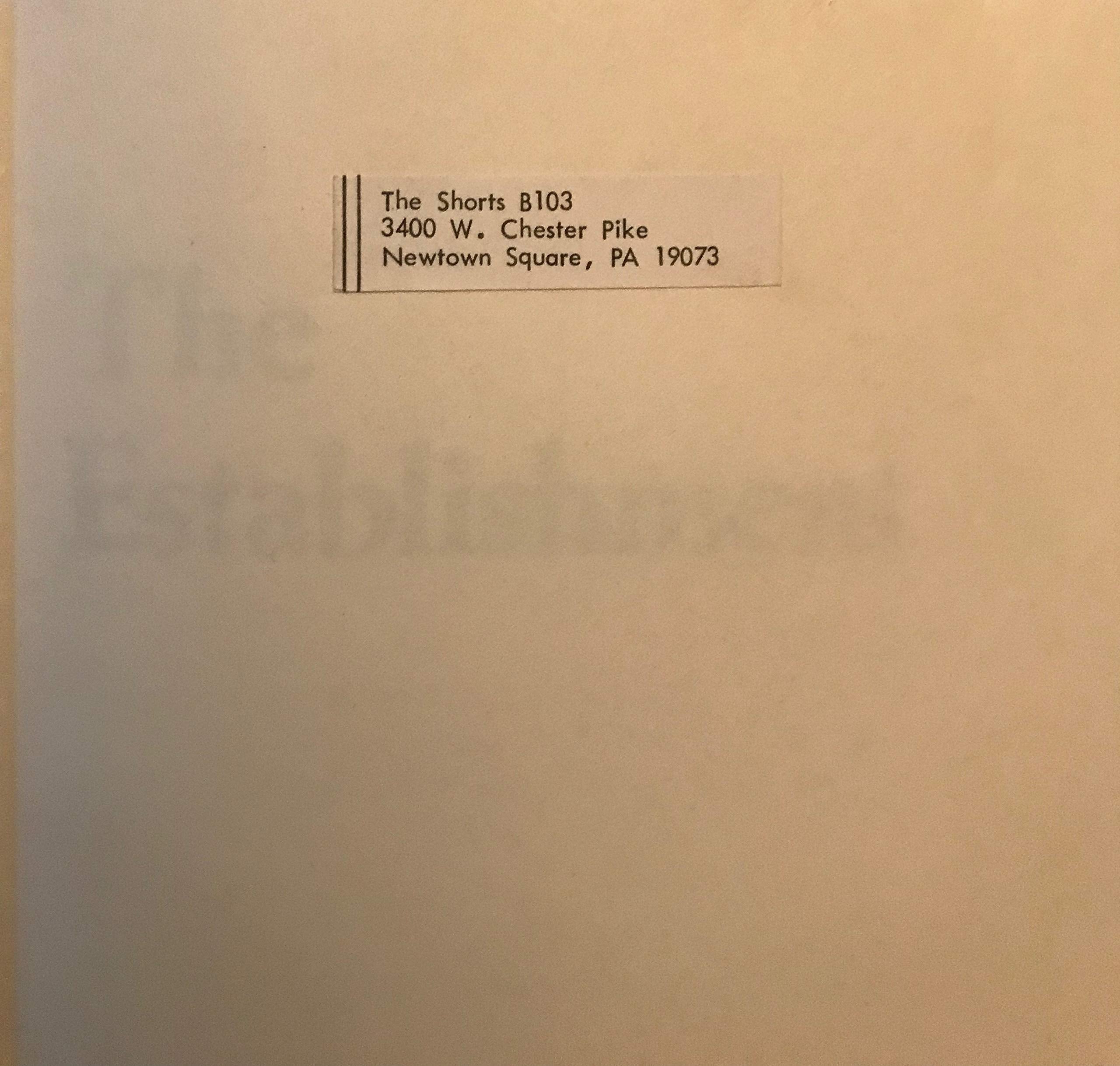 The Establishment used book depot