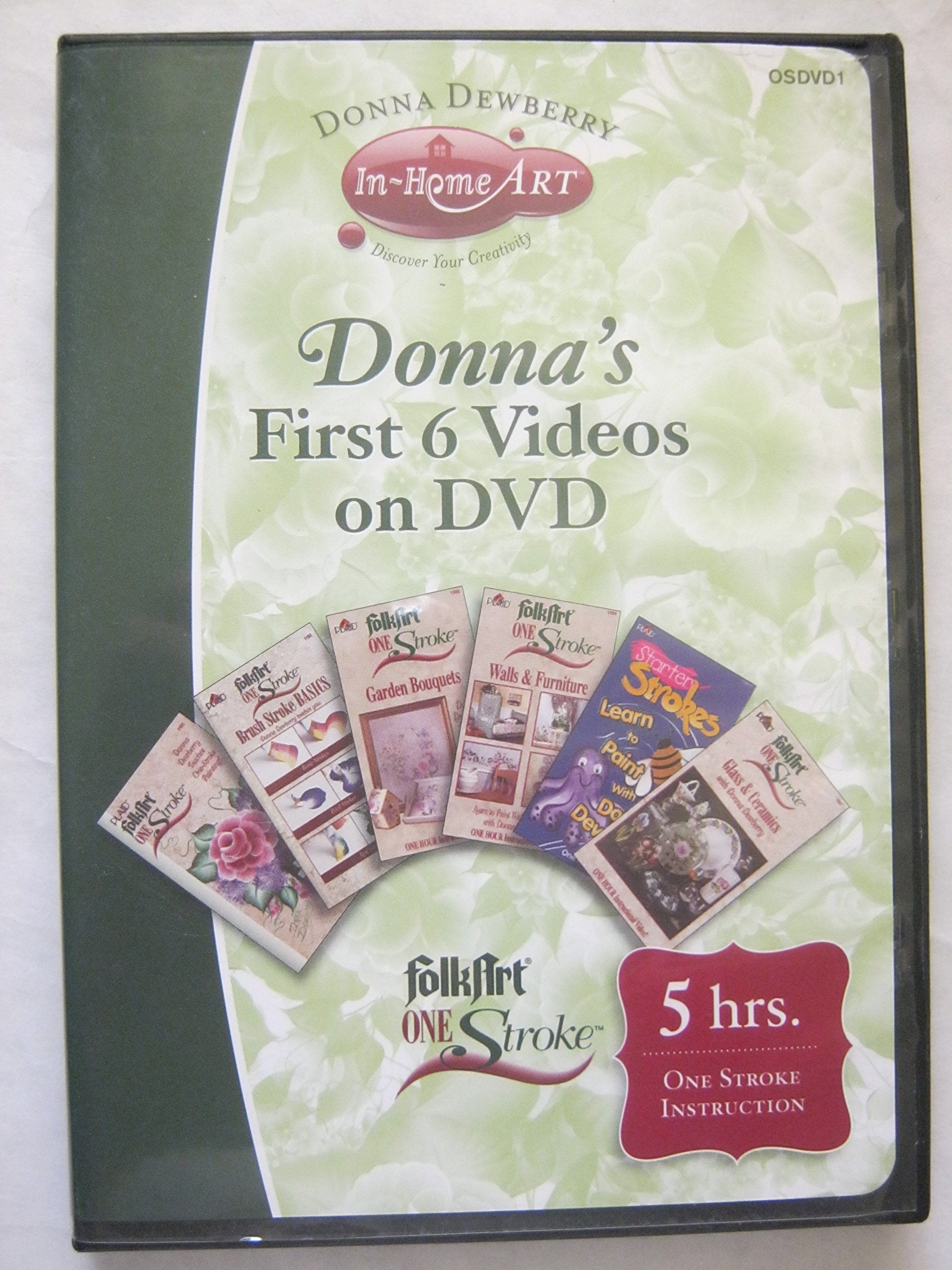 Donna Dewberry First 6 One Stroke Videos on DVD used book depot