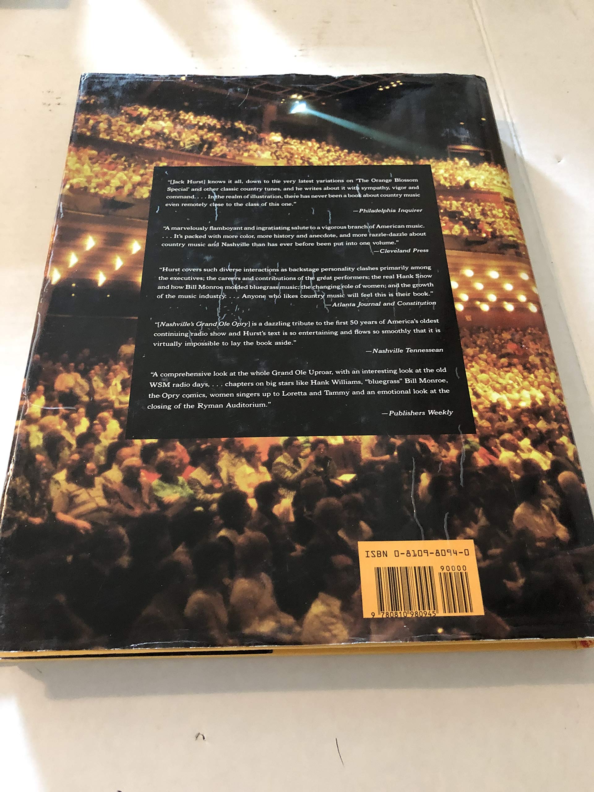 Nashville's Grand Ole Opry: The First Fifty Years 1925-1975 used book depot