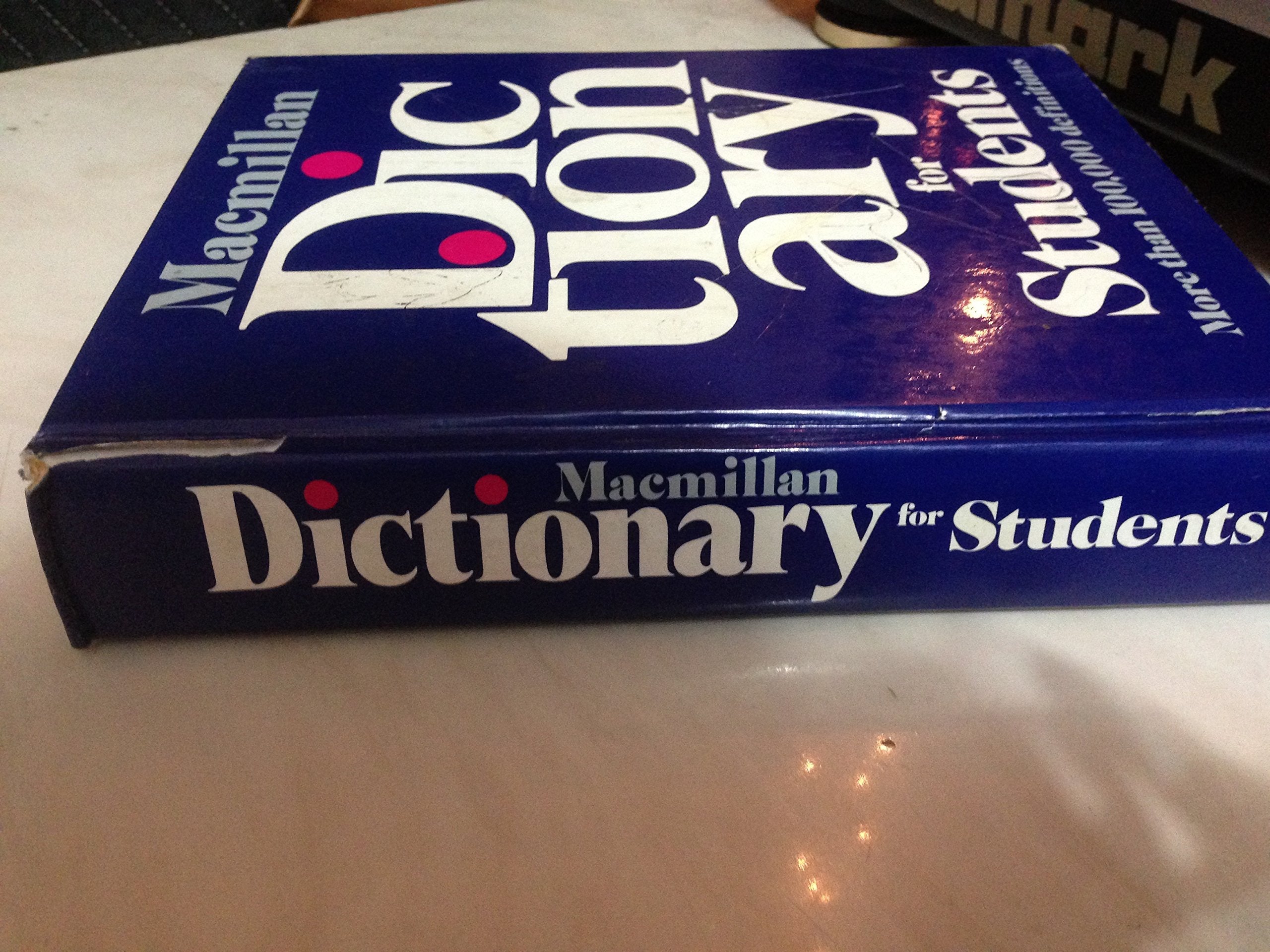Macmillan Dictionary for Students used book depot