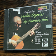 The Legendary Andrés Segovia: My Favorite Works used book depot