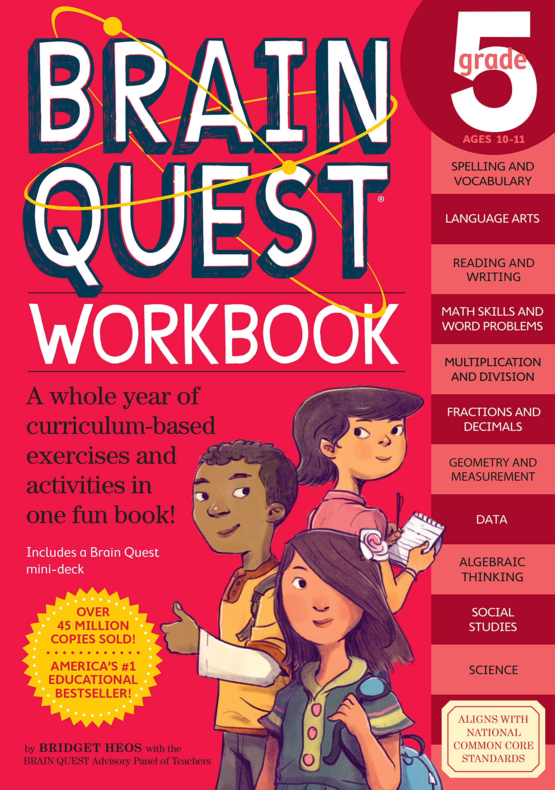 Brain Quest Workbook: Grade 5 used book depot