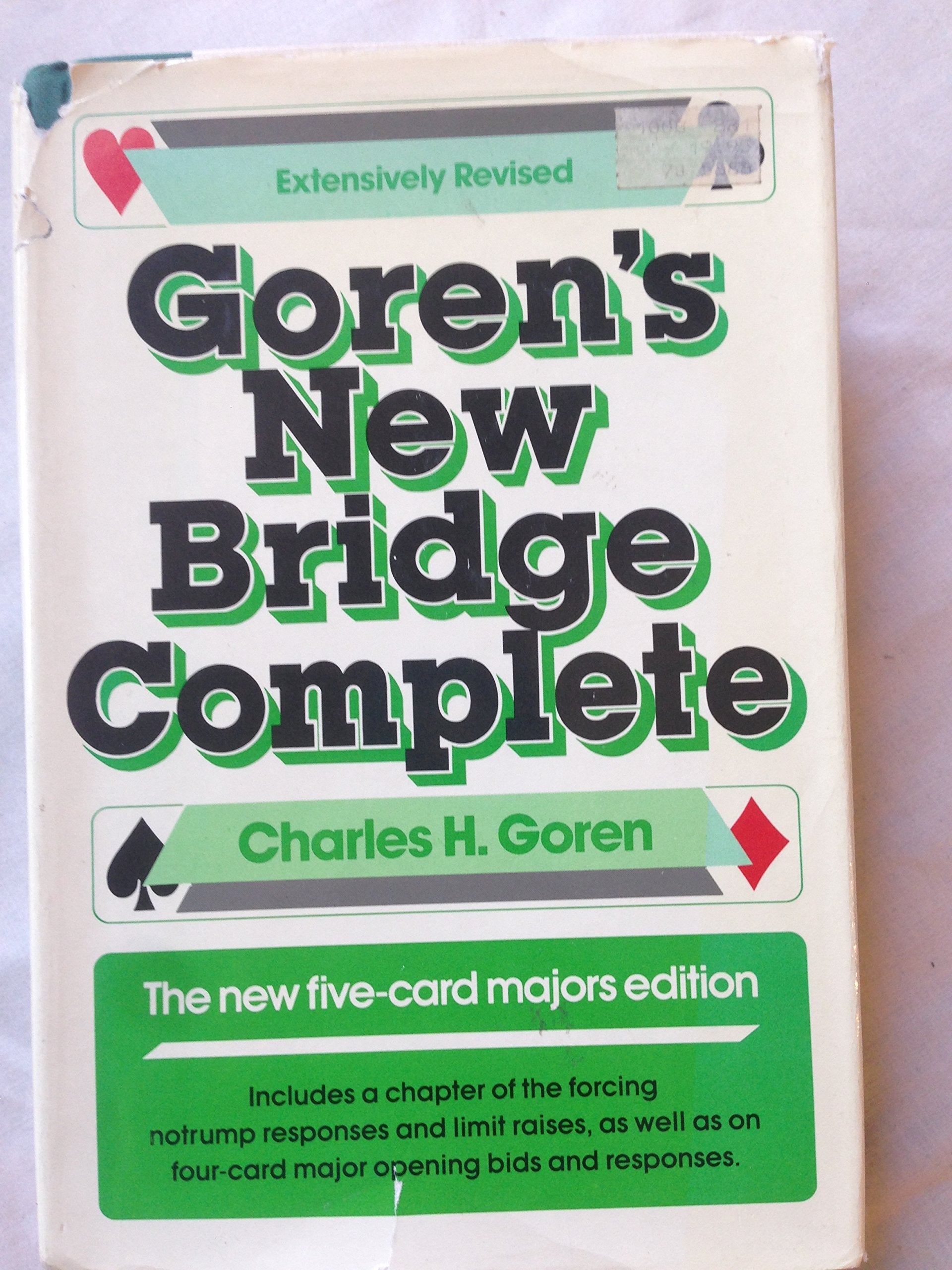 Goren's New Bridge Complete: The New Five-Card Majors Edition used book depot