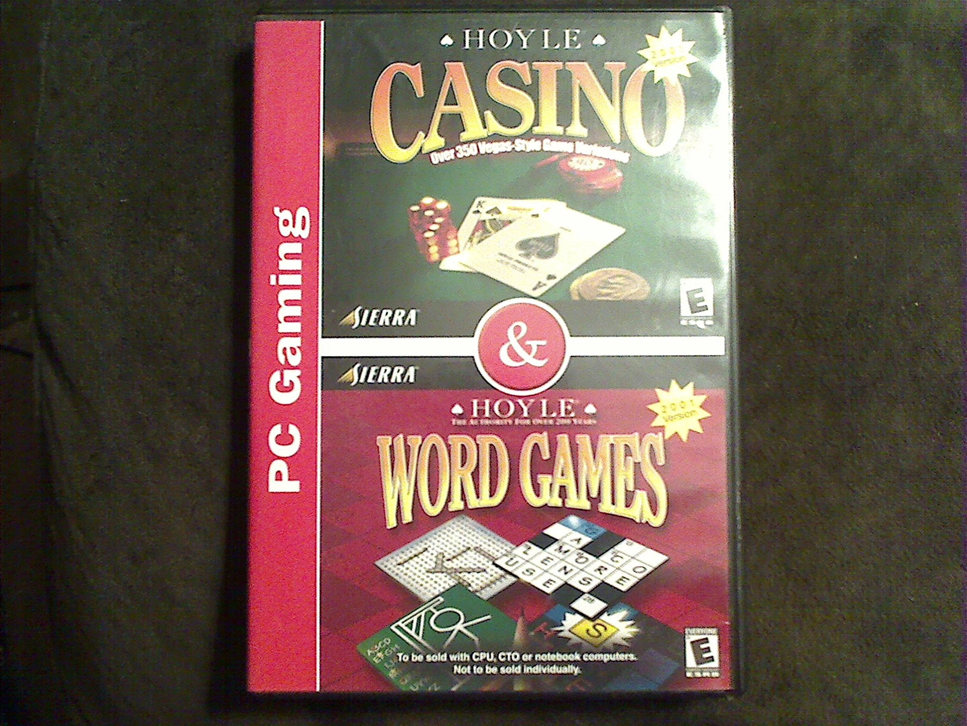 Hoyle Casino & Hoyle Word Games used book depot
