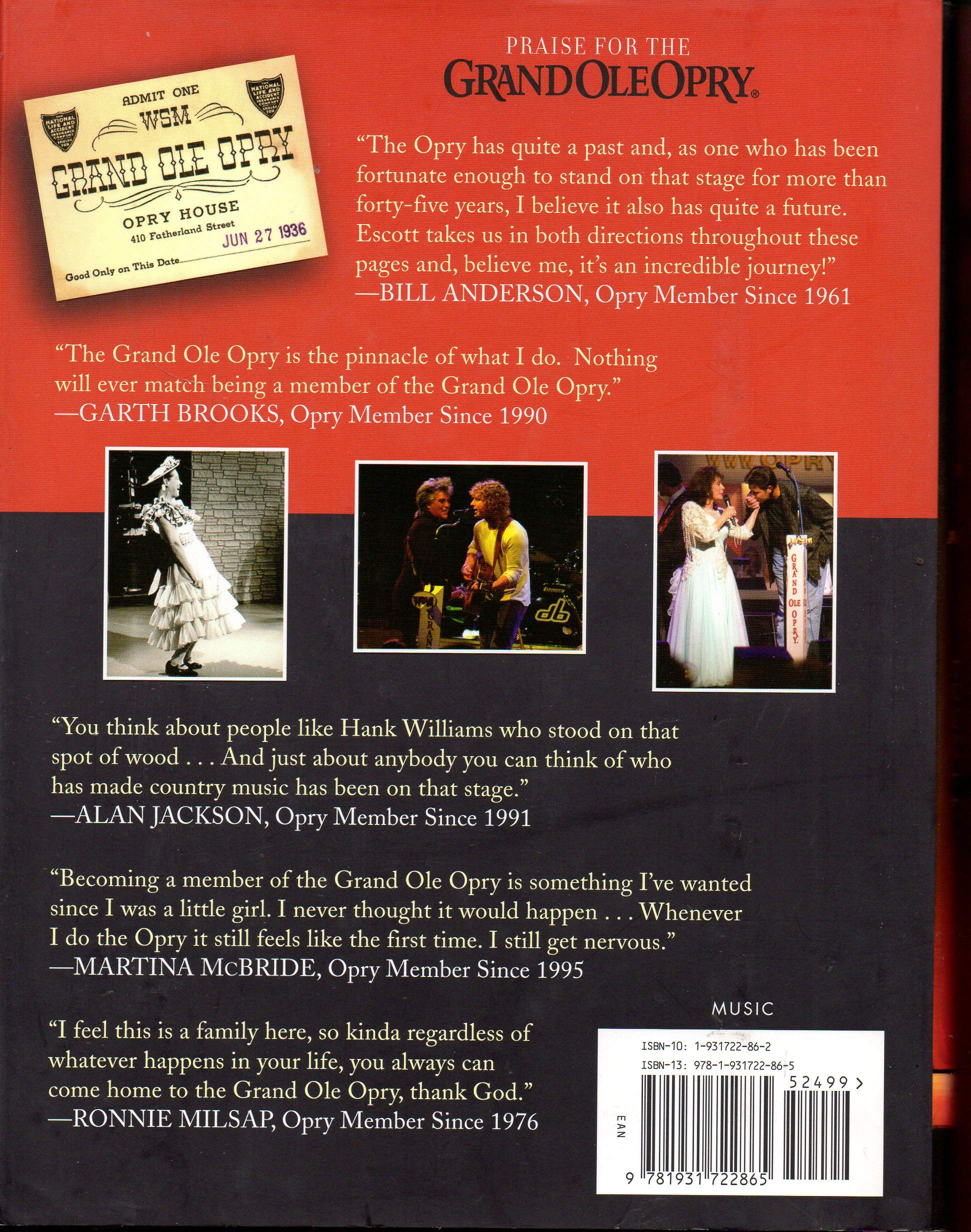 The Grand Ole Opry: The Making of an American Icon used book depot