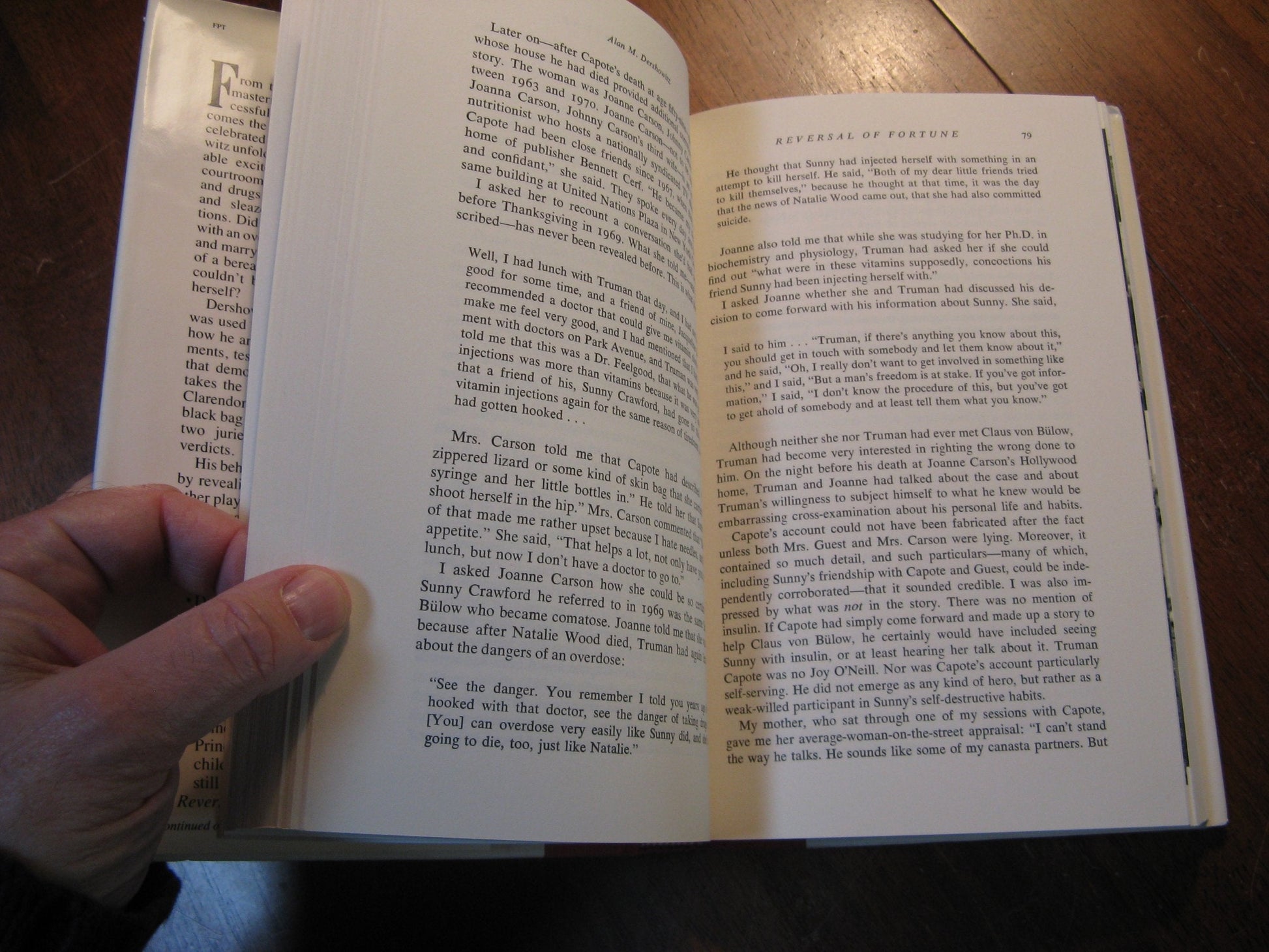 Reversal of Fortune : Inside the Von Bulow Case used book depot