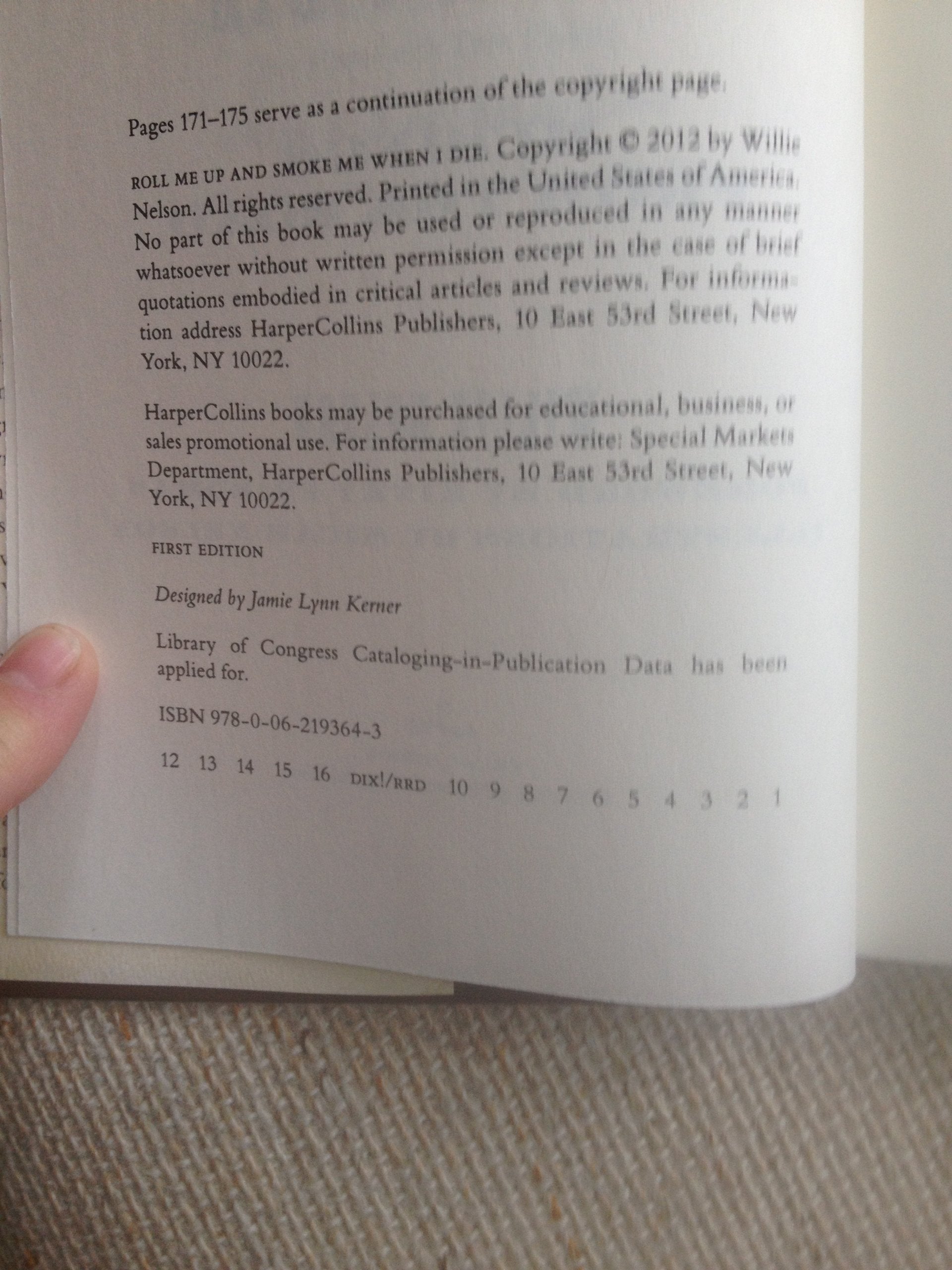 Roll Me Up and Smoke Me When I Die: Musings from the Road used book depot