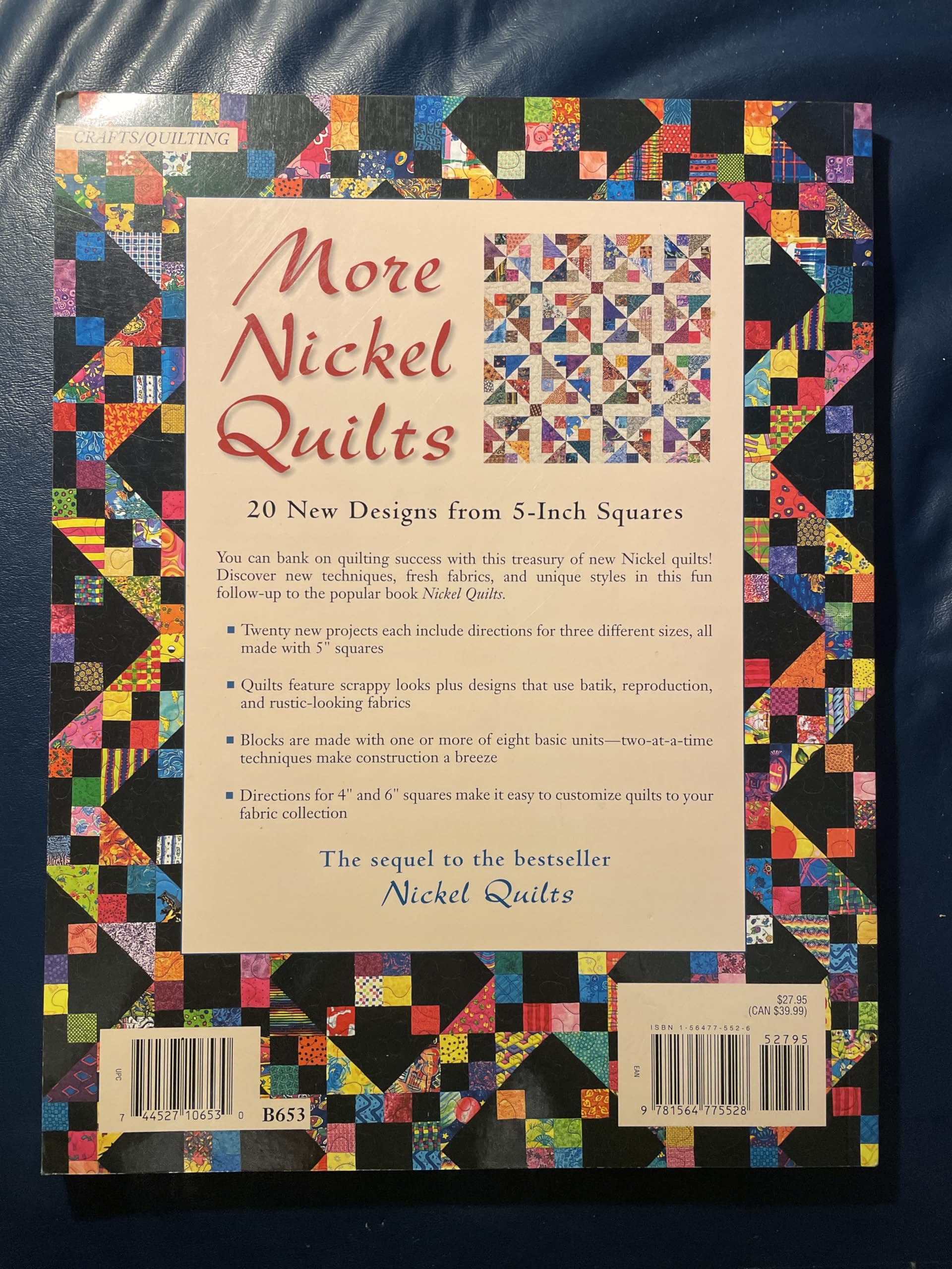 More Nickel Quilts: 20 New Designs from 5-Inch Squares used book depot