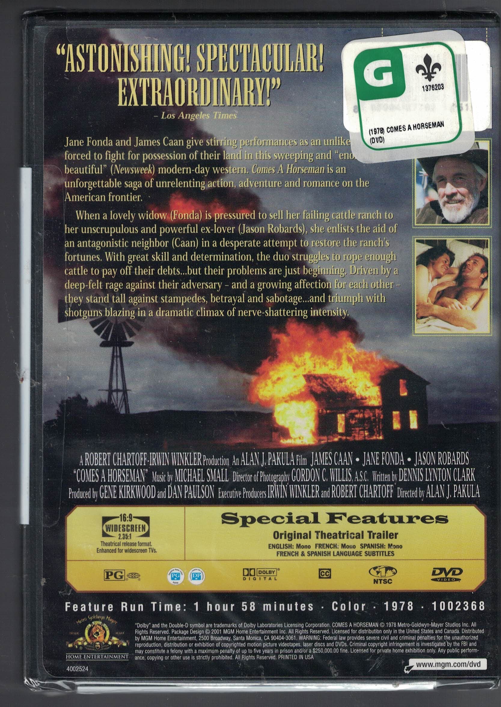 Comes a Horseman [DVD] used book depot