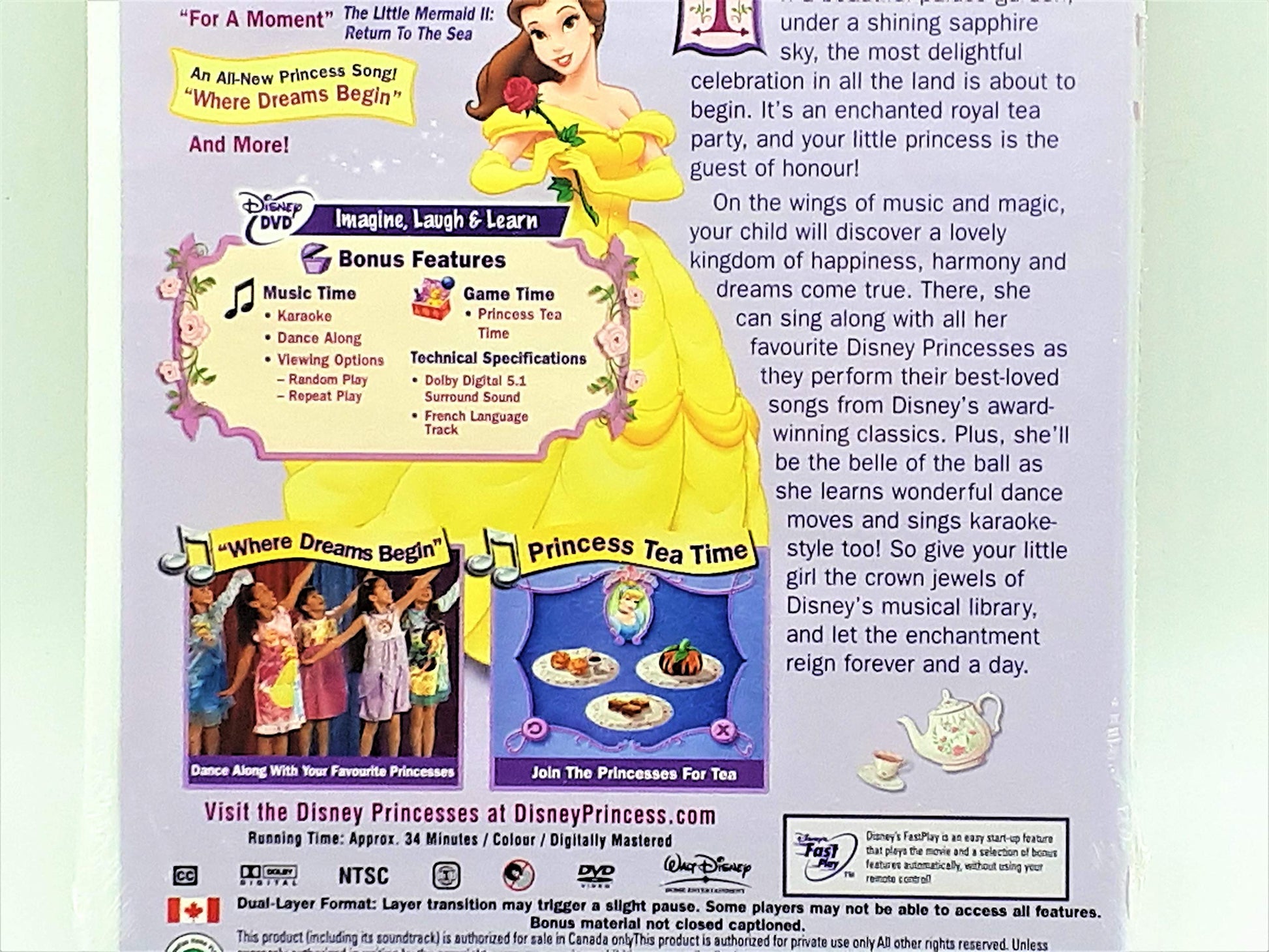 Disney Princess Sing Along Songs, Vol. 2 - Enchanted Tea Party used book depot