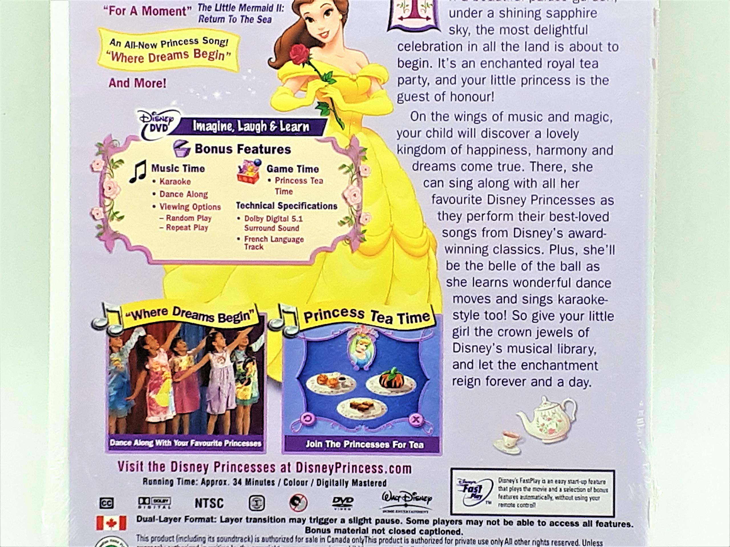 Disney Princess Sing Along Songs, Vol. 2 - Enchanted Tea Party used book depot