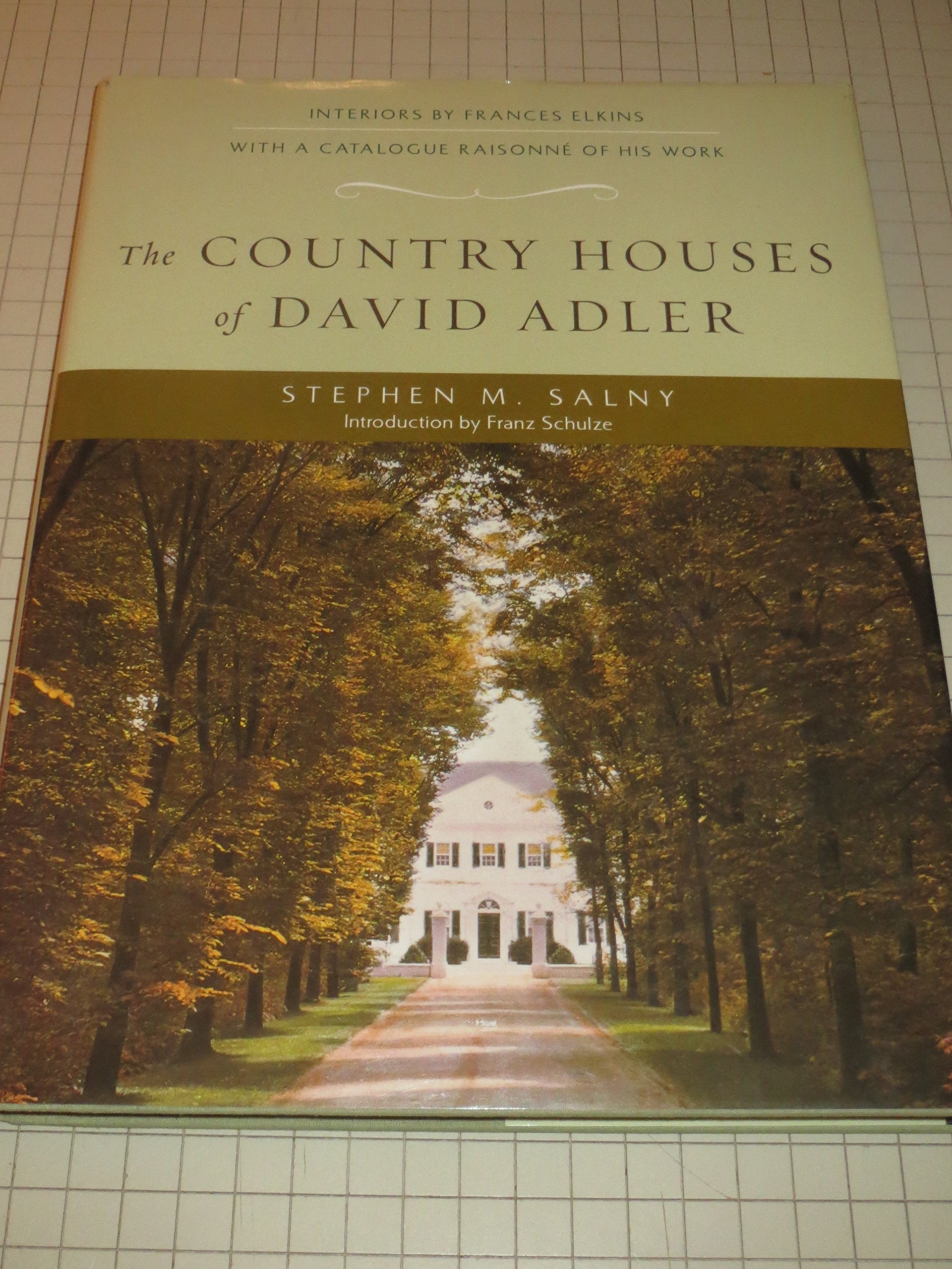 The Country Houses of David Adler used book depot