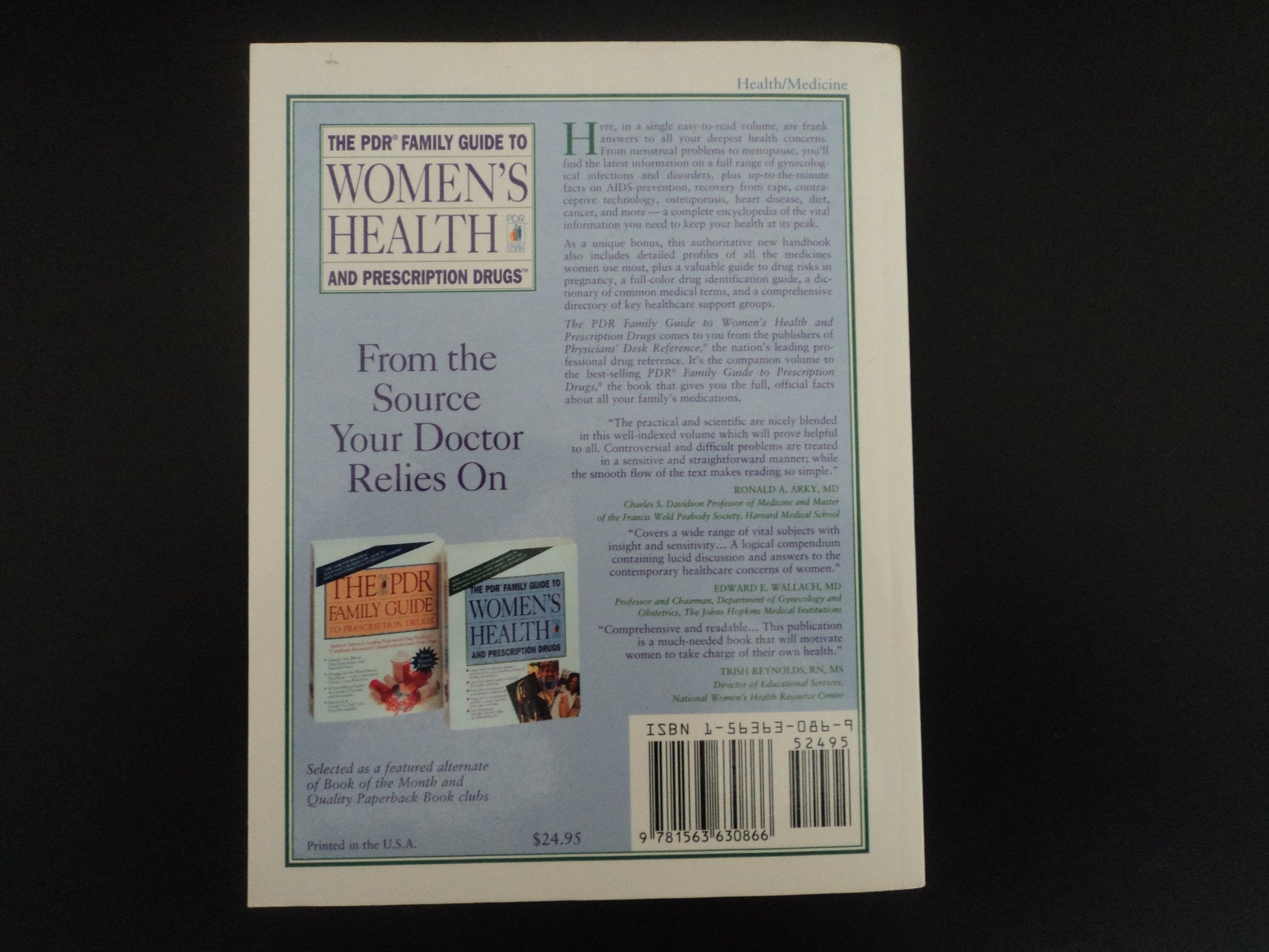 The Pdr Family Guide to Women's Health and Prescription Drugs (PHYSICIAN'S DESK REFERENCE FAMILY GUIDE TO WOMEN'S HEALTH AND PRESCRIPTION DRUGS) used book depot