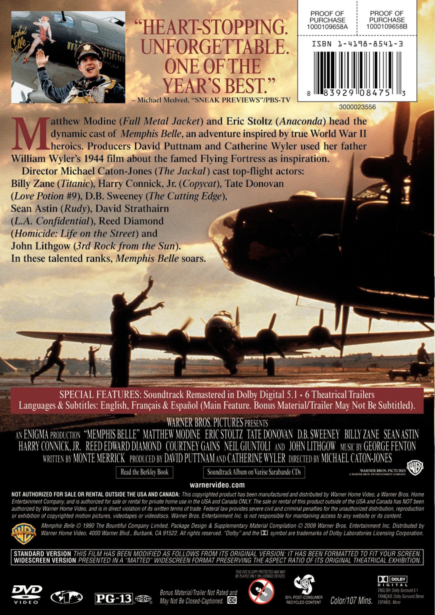 Memphis Belle (Keepcase) used book depot