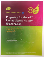 Fast Track to a 5, Preparing for the AP United States History Examination, 9781337094320, 1337094323, 2016 used book depot