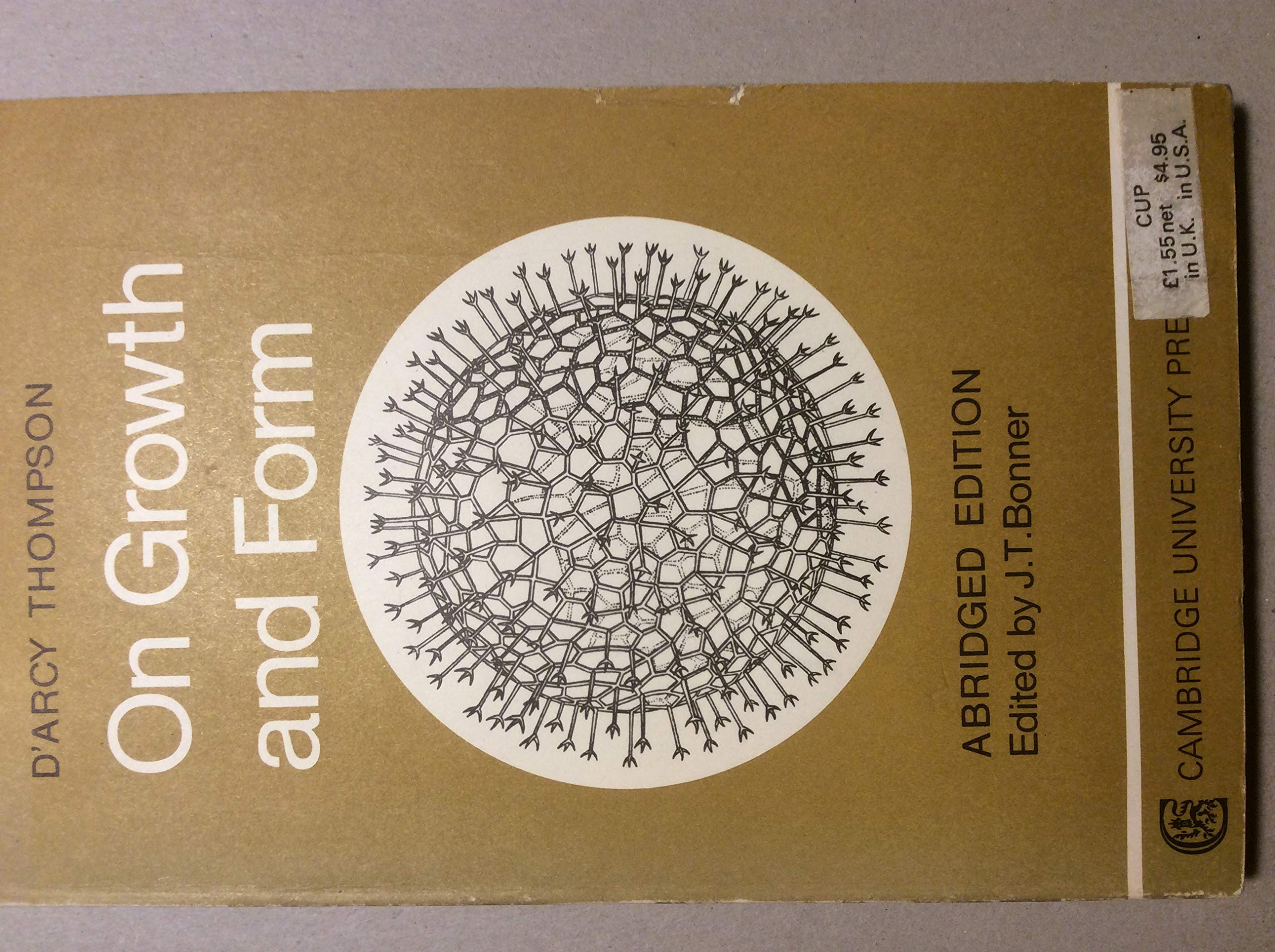 On Growth and Form Abridged Edition used book depot