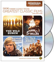 TCM Greatest Classic Films Collection: Western Adventures (The Wild Bunch / McCabe & Mrs. Miller / Jeremiah Johnson / The Train Robbers) used book depot