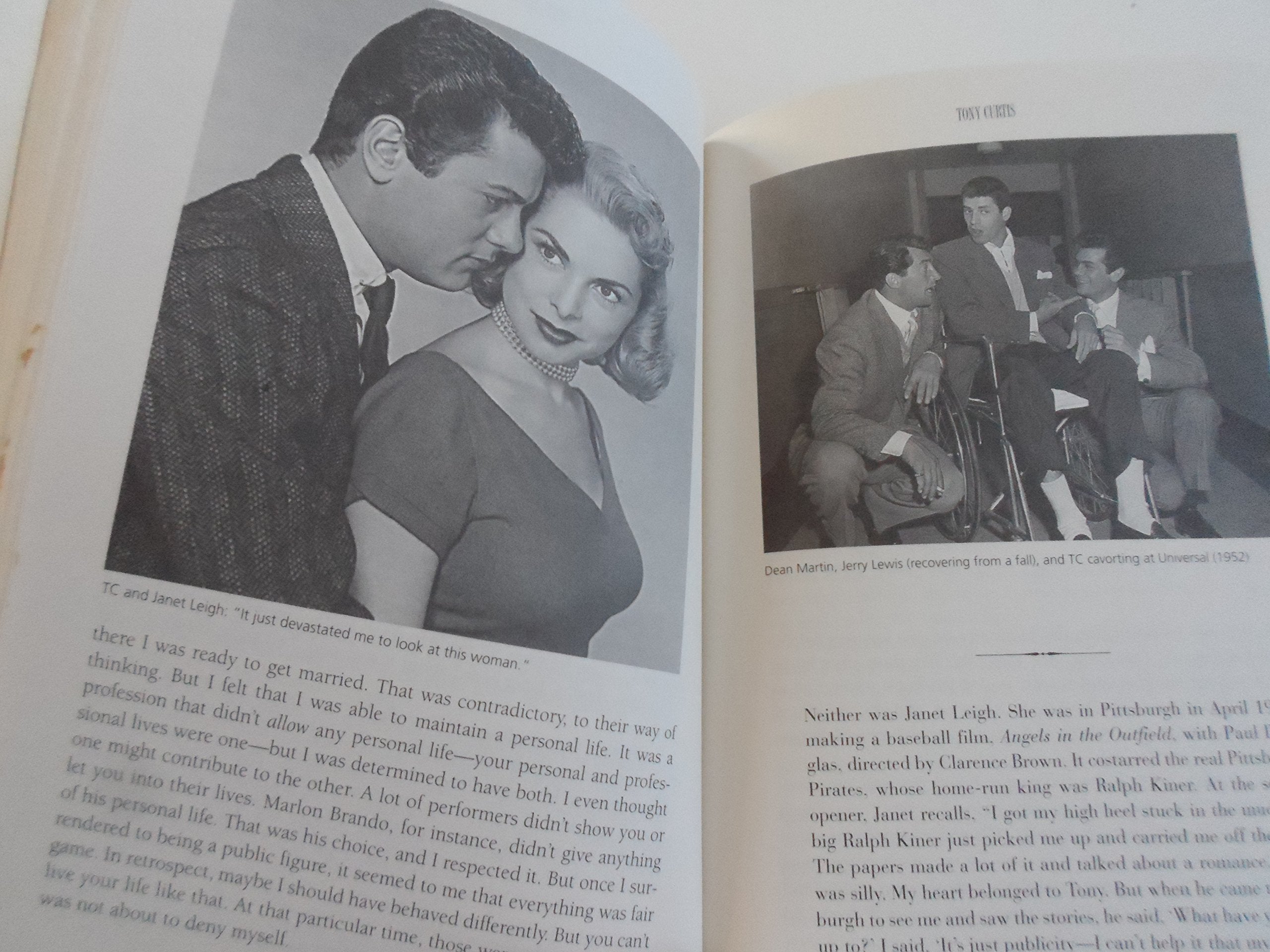 Tony Curtis: The Autobiography used book depot