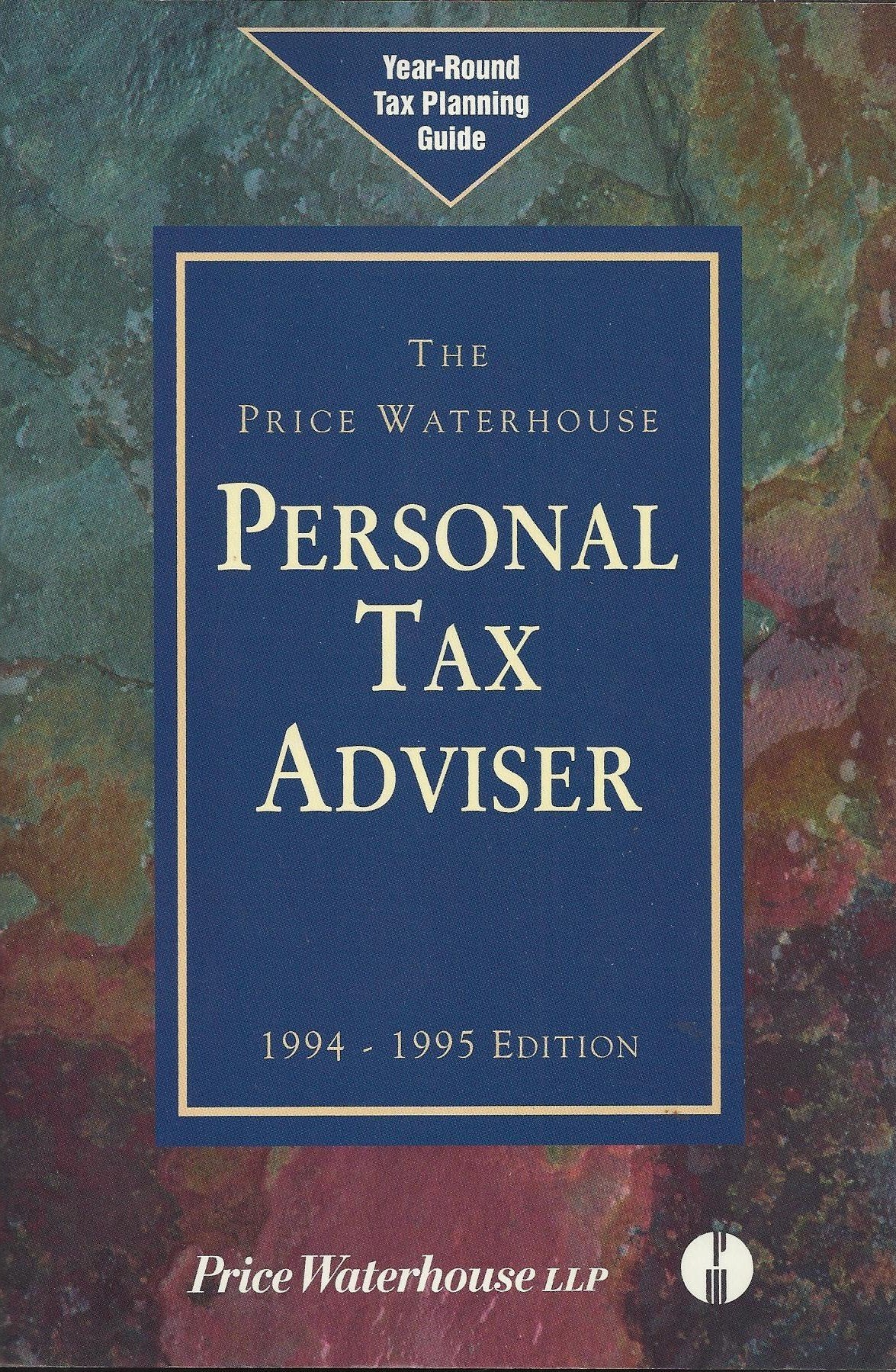 The Price Waterhouse Personal Tax Adviser 1994-1995 used book depot
