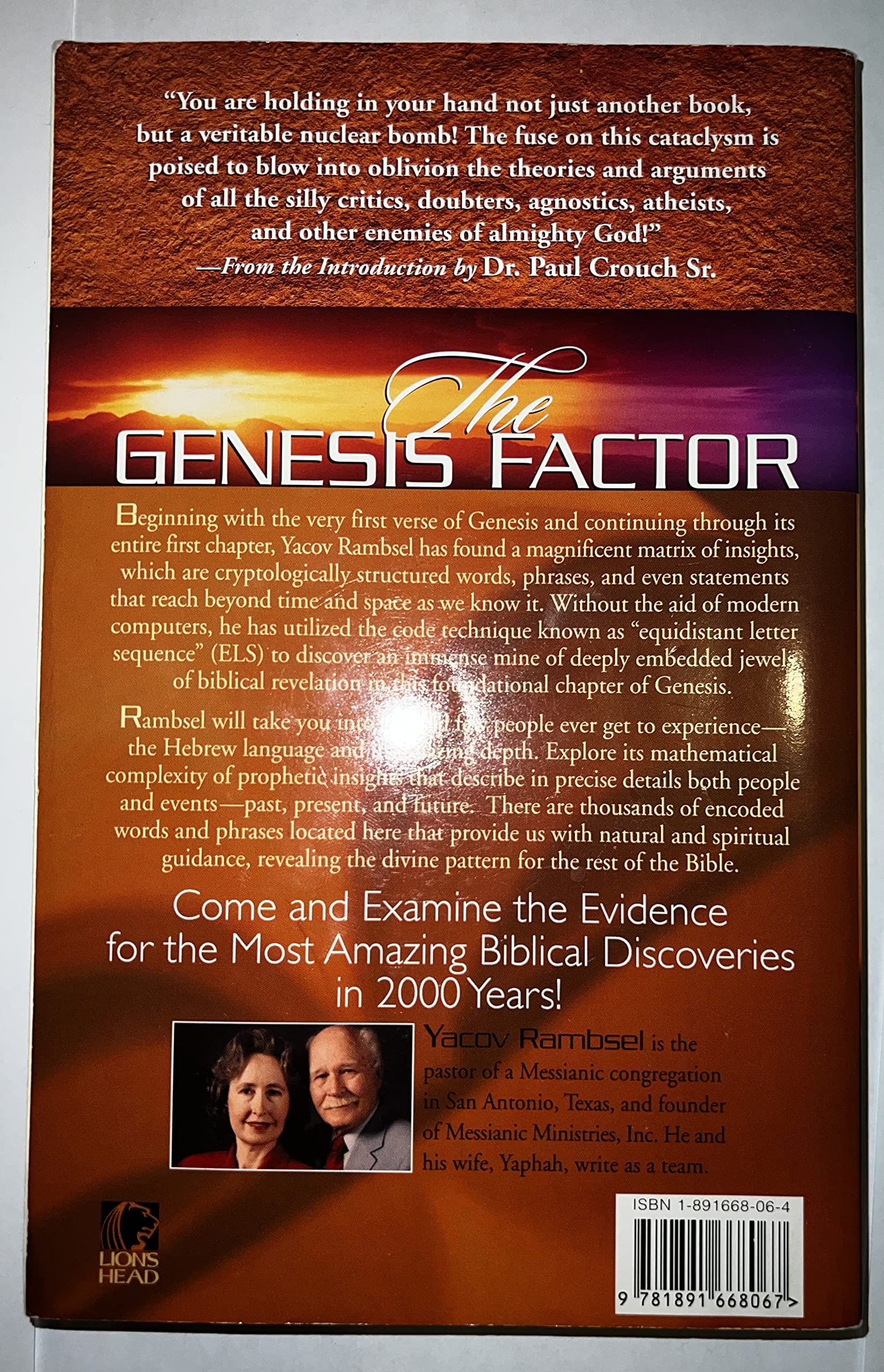 The Genesis Factor: The Amazing Mysteries of the Bible Codes used book depot