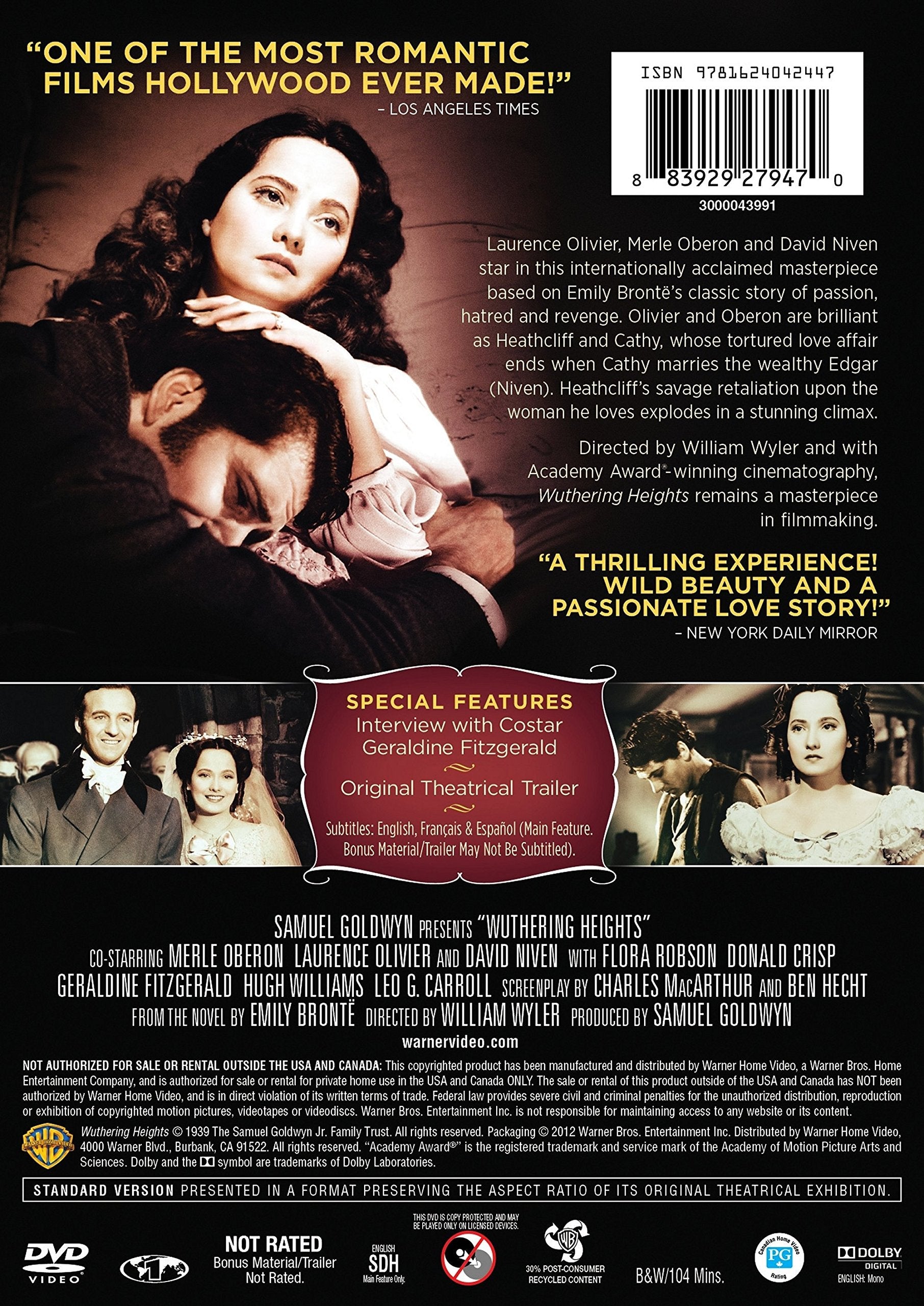 Wuthering Heights (DVD) used book depot