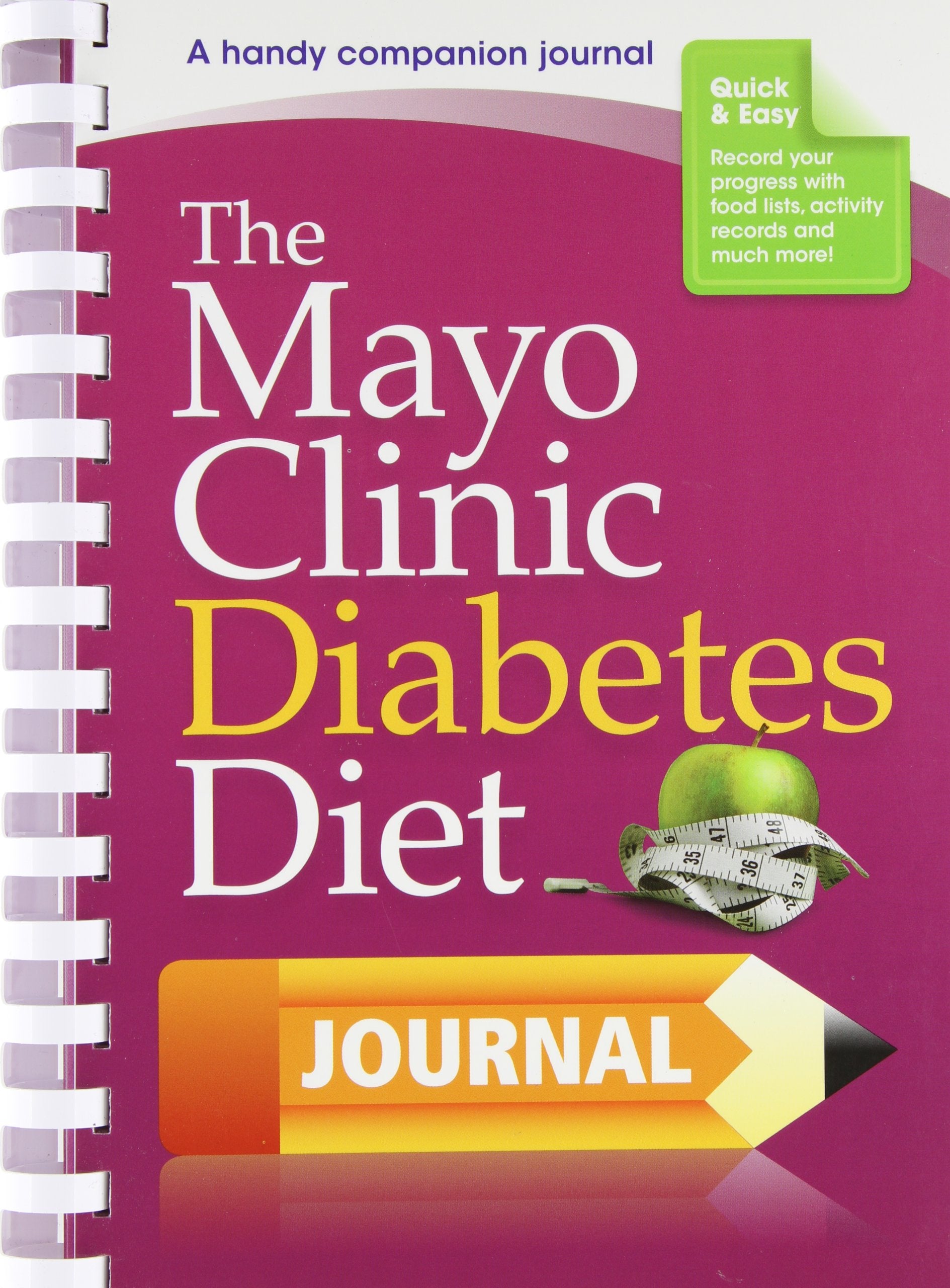 The Mayo Clinic Diet Diabetes Diet Journal: A handy companion journal used book depot