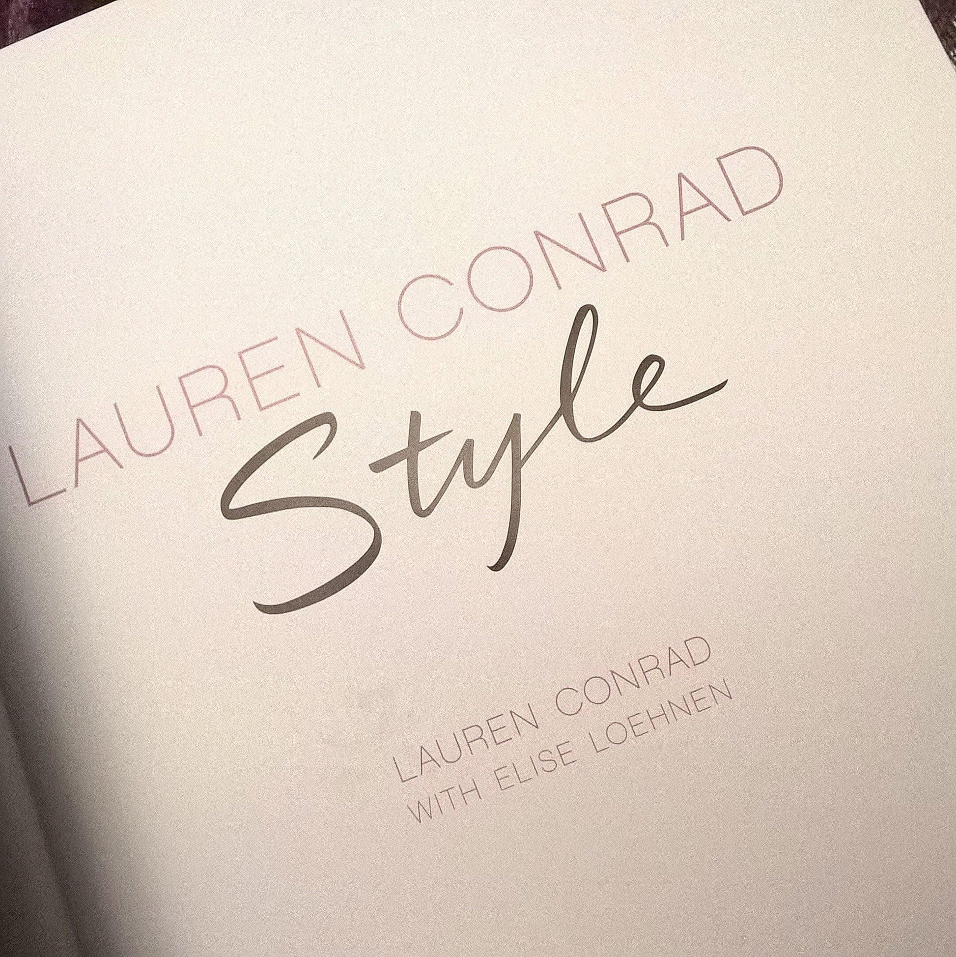 Lauren Conrad Style used book depot
